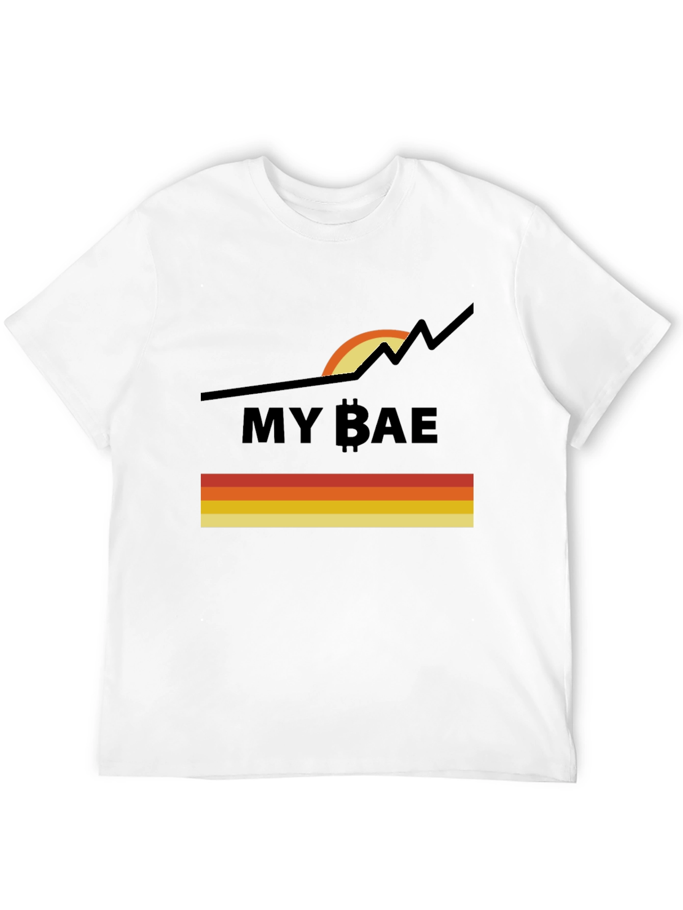 My Bae Bitcoin Cryptocurrency Graphic Tee