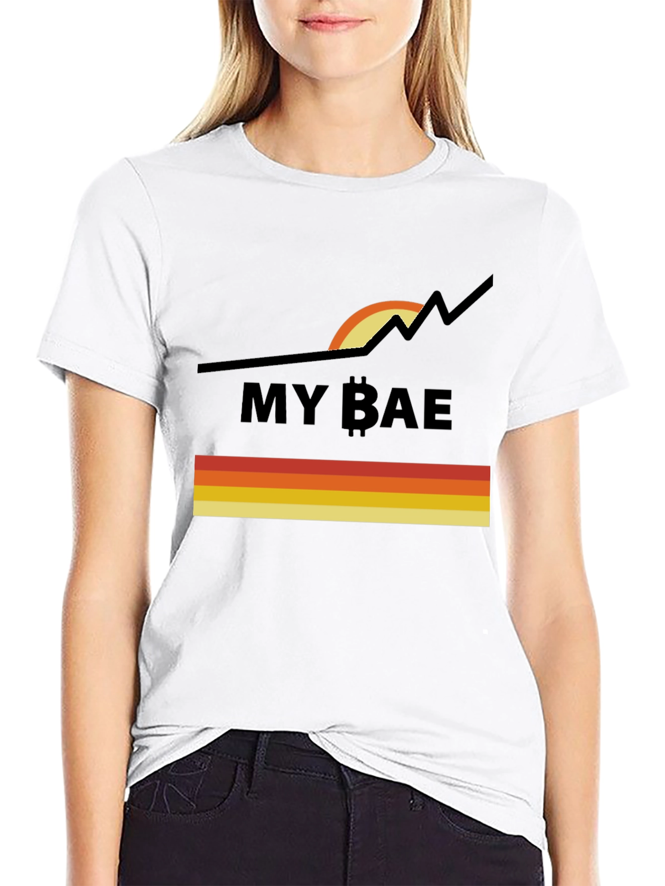 My Bae Bitcoin Cryptocurrency Graphic Tee