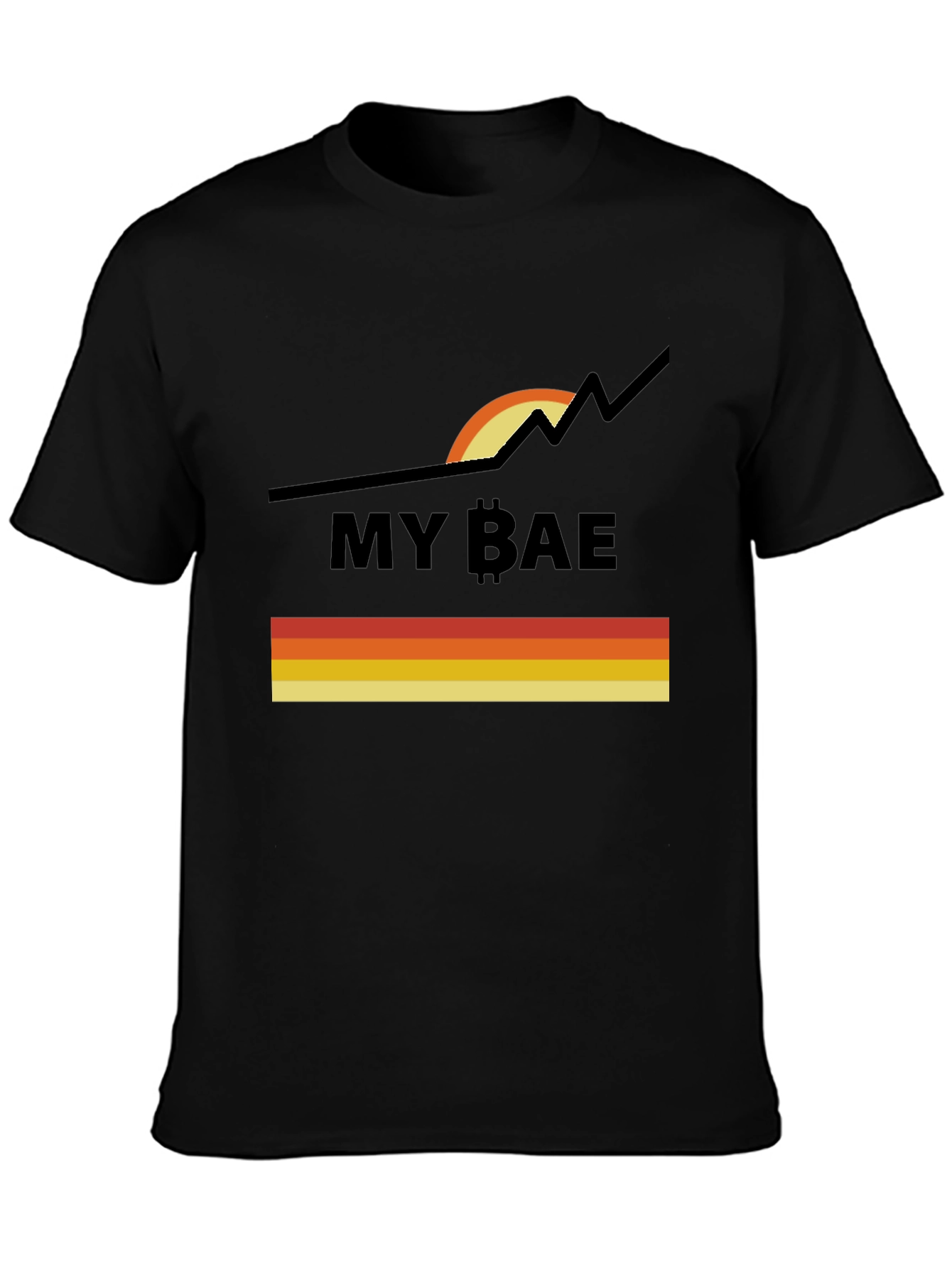 My Bae Bitcoin Cryptocurrency Graphic Tee