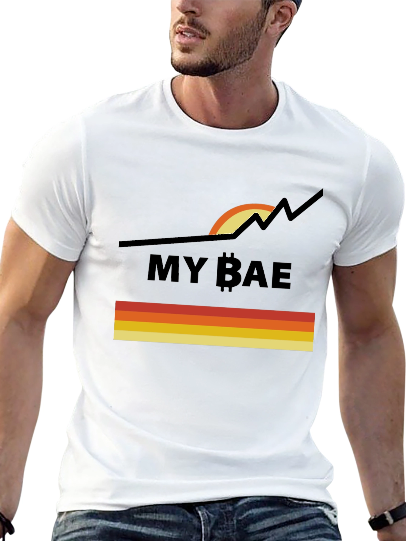 My Bae Bitcoin Cryptocurrency Graphic Tee