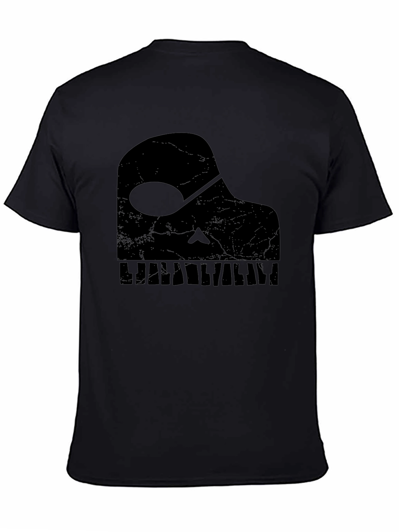 Piano Skull Graphic Tee - Music Lovers T-Shirt