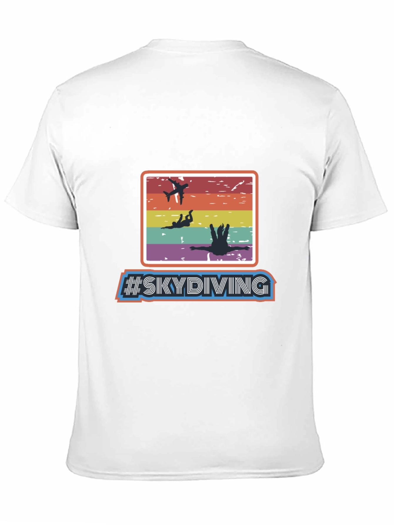Skydiving Retro T-Shirt - Adventure Seeker Apparel