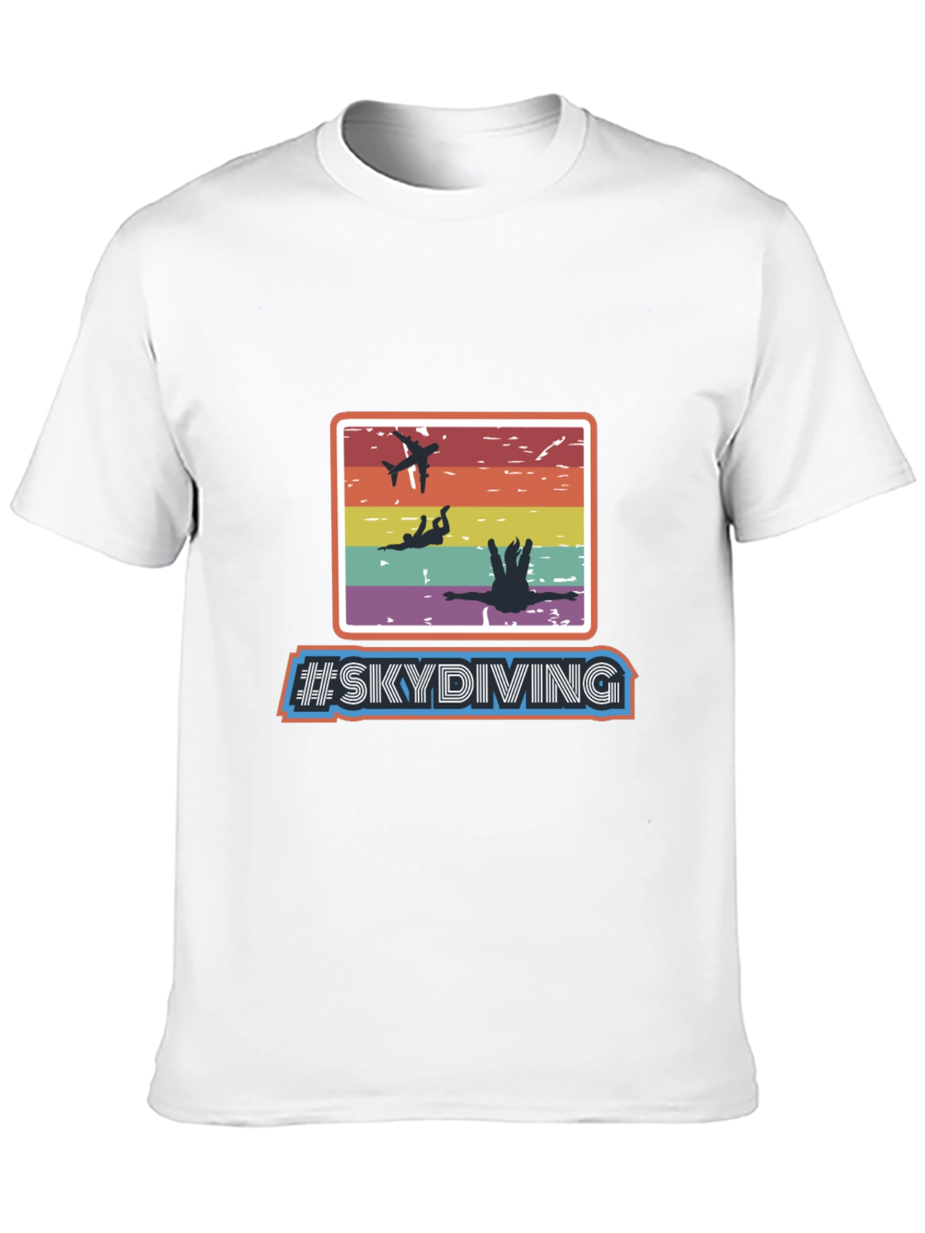 Skydiving Retro T-Shirt - Adventure Seeker Apparel