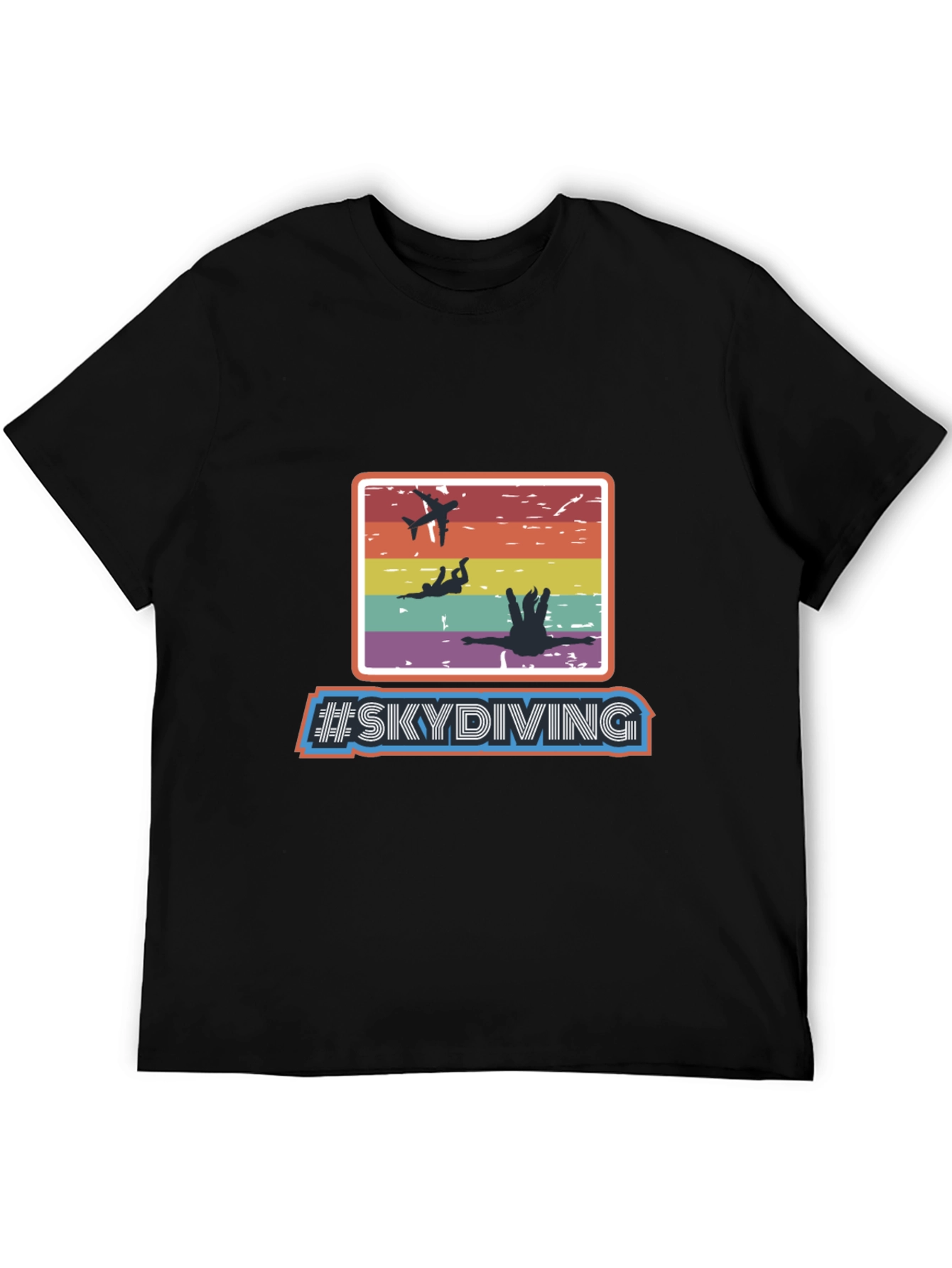 Skydiving Retro T-Shirt - Adventure Seeker Apparel