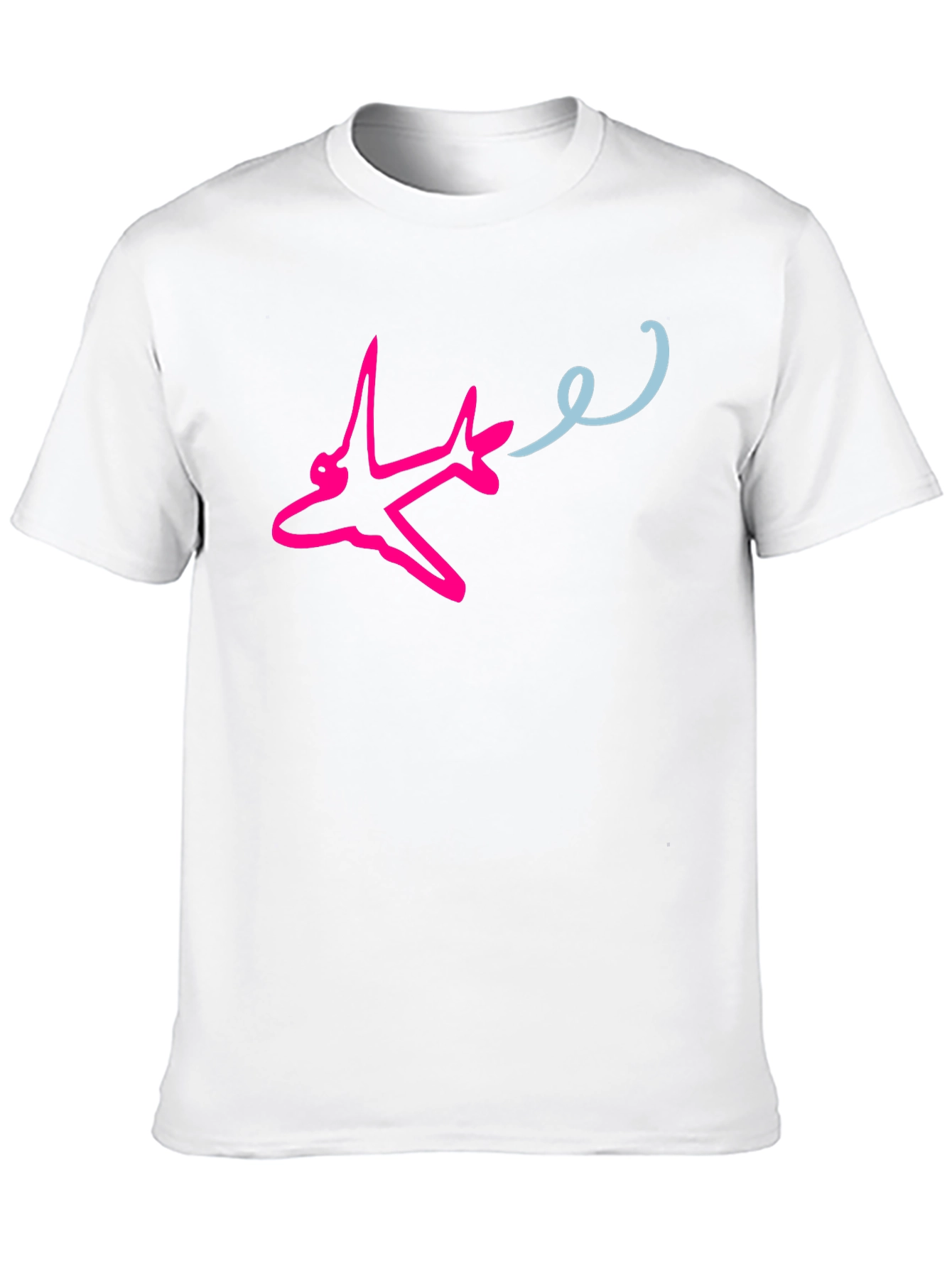 Airplane Trail Graphic Tee - Fly High in Style