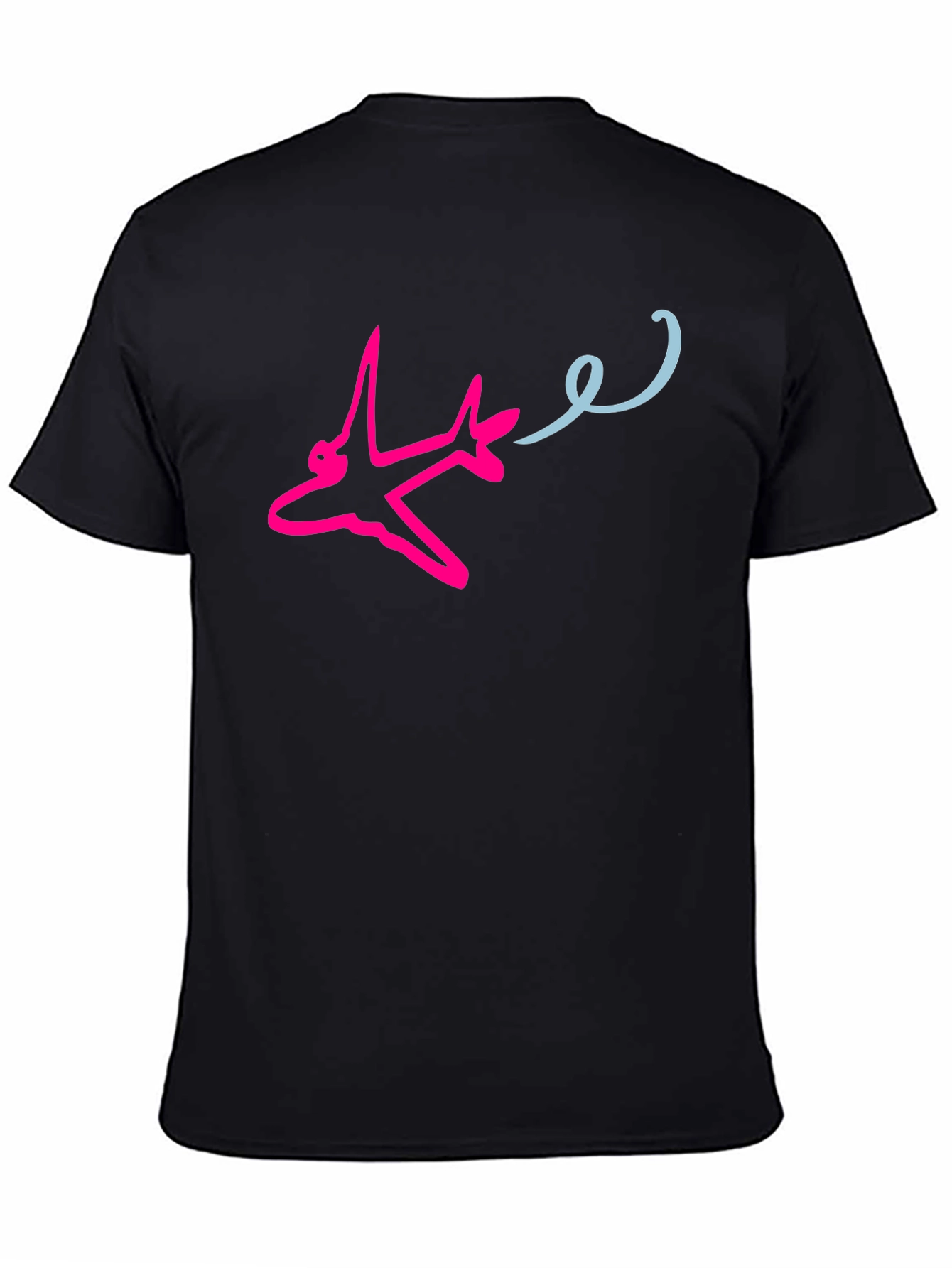 Airplane Trail Graphic Tee - Fly High in Style