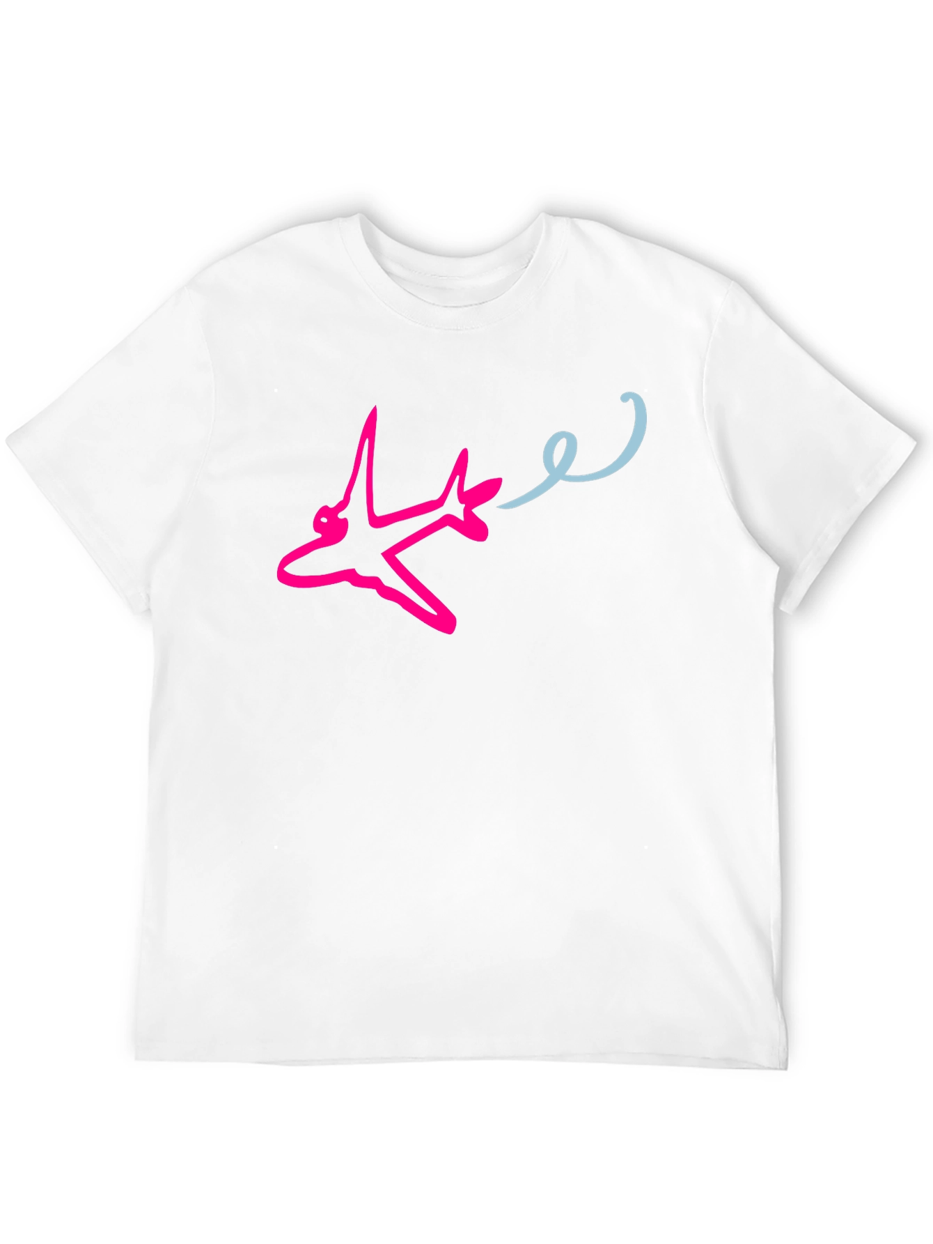 Airplane Trail Graphic Tee - Fly High in Style