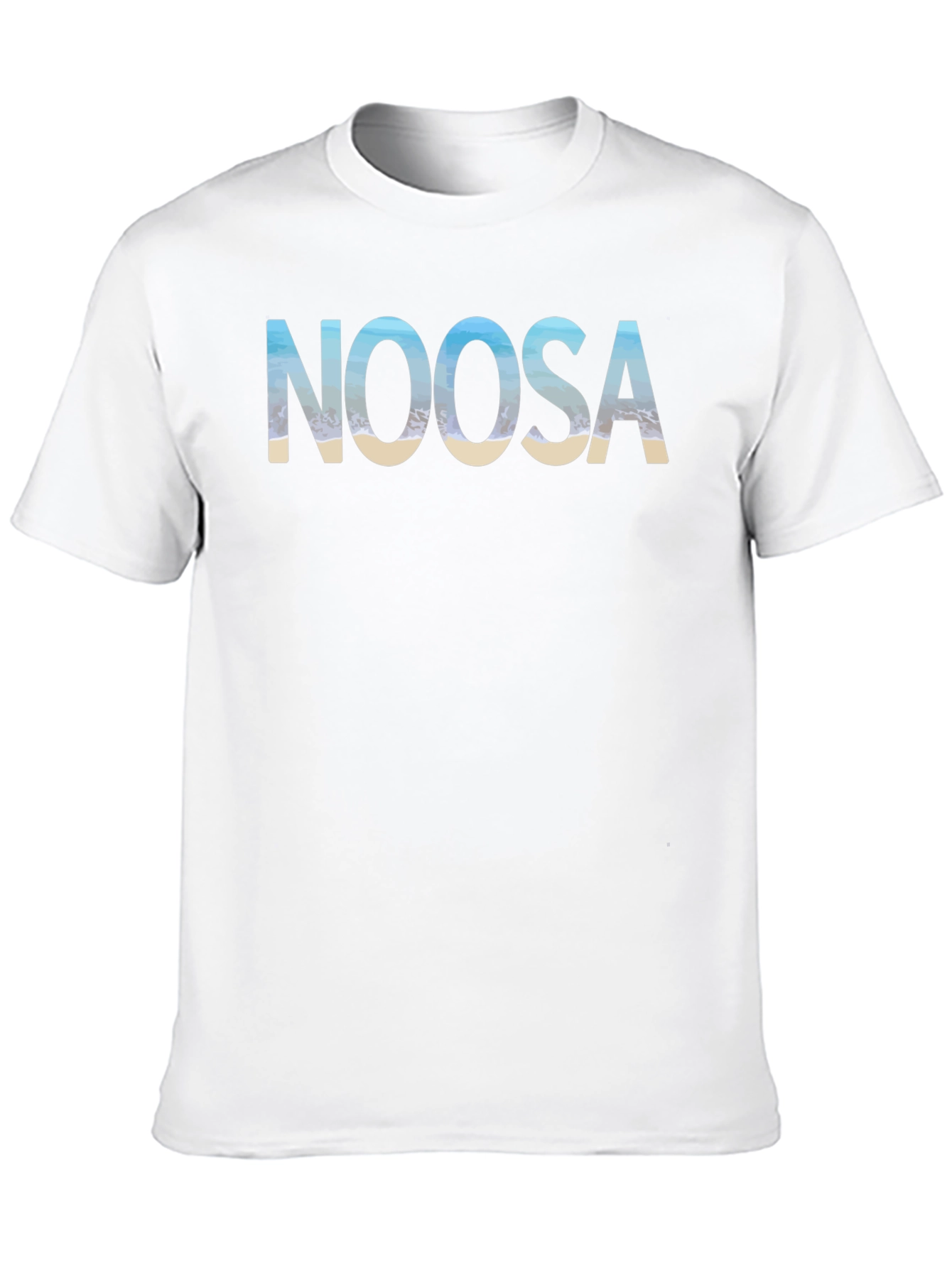 Noosa Beach Mens Black T-Shirt
