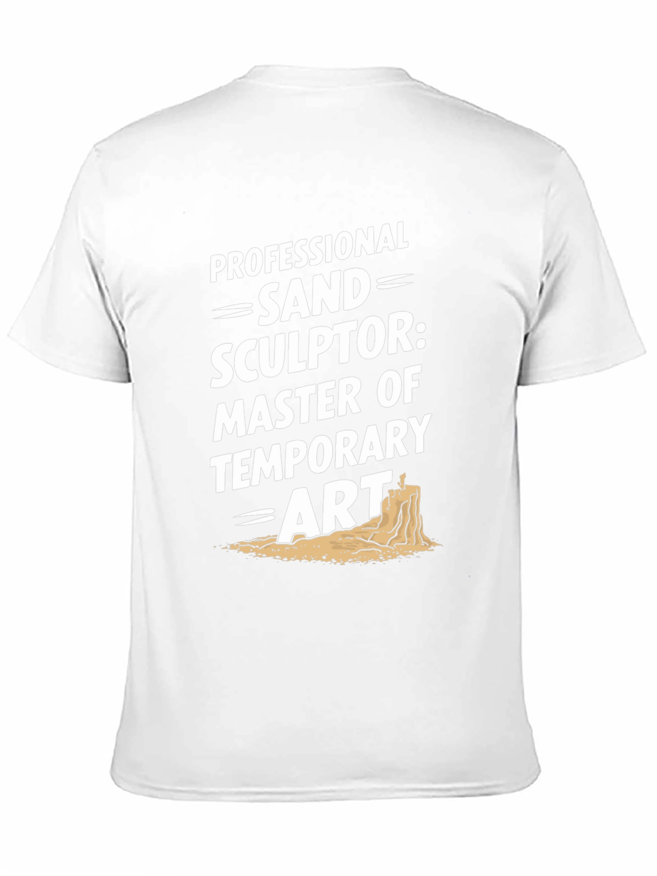 Professional Sand Sculptor Black T-Shirt
