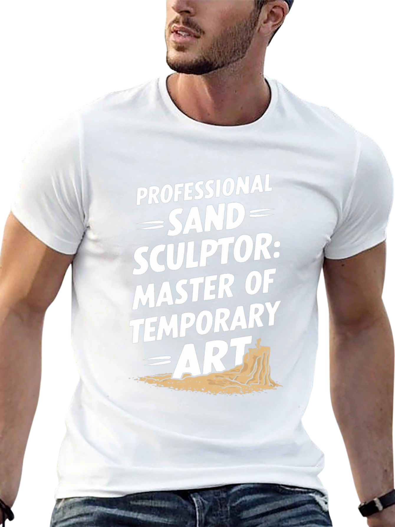 Professional Sand Sculptor Black T-Shirt