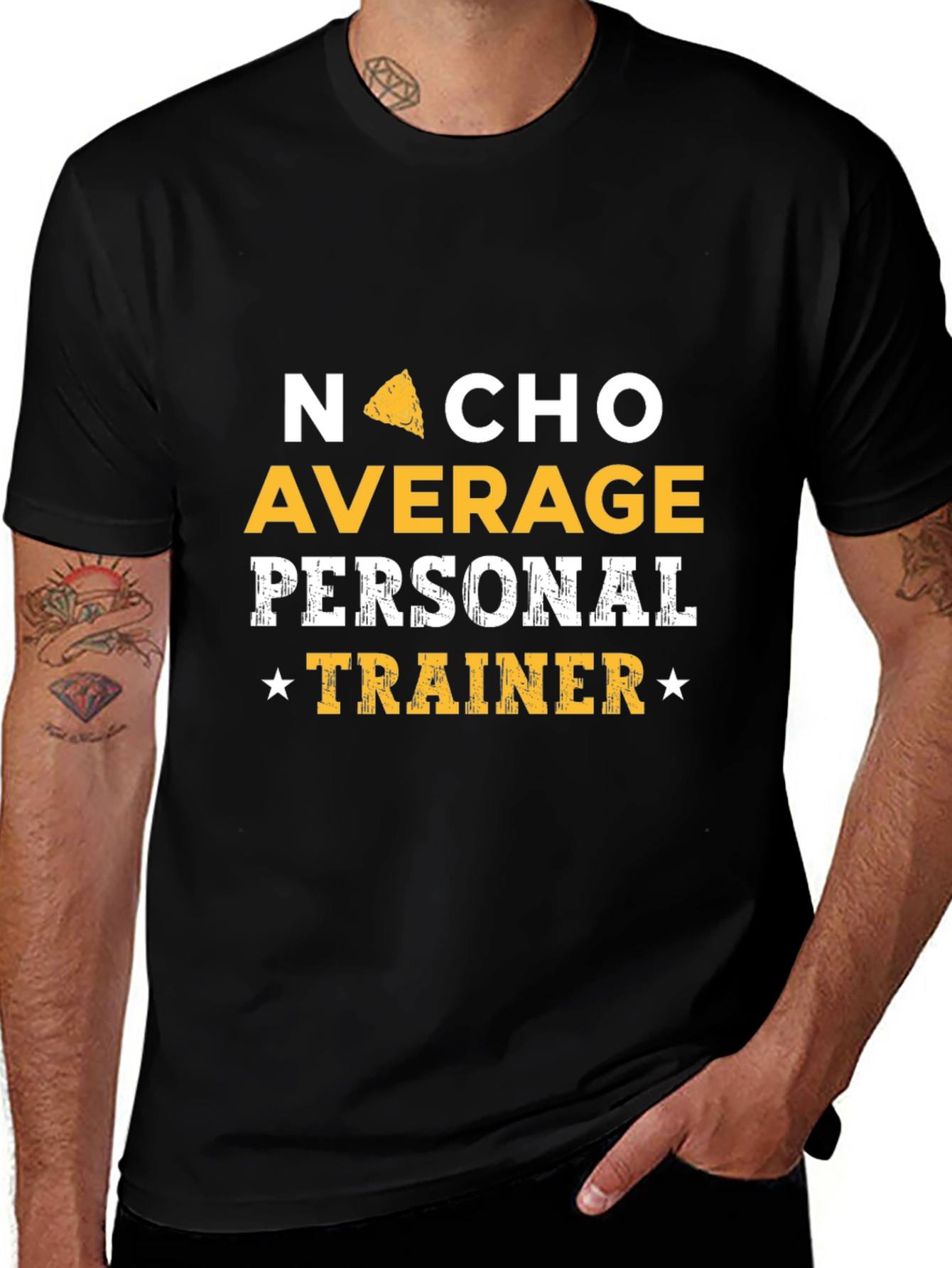 Nacho Average Personal Trainer Graphic Tee