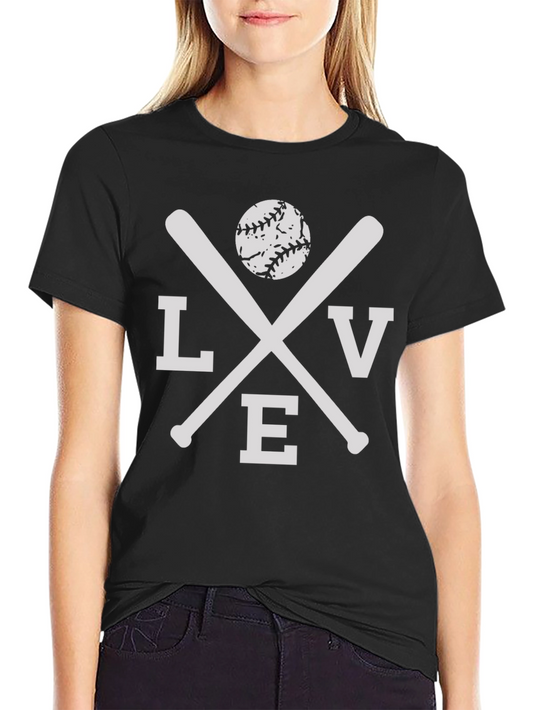 Baseball Love Graphic Tee - Stylish Baseball Fan T-Shirt