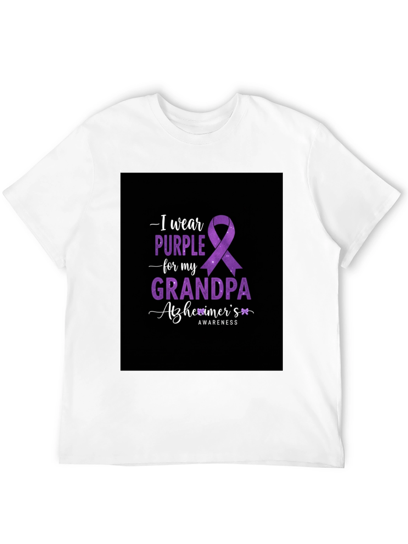 Purple Alzheimers Awareness T-Shirt