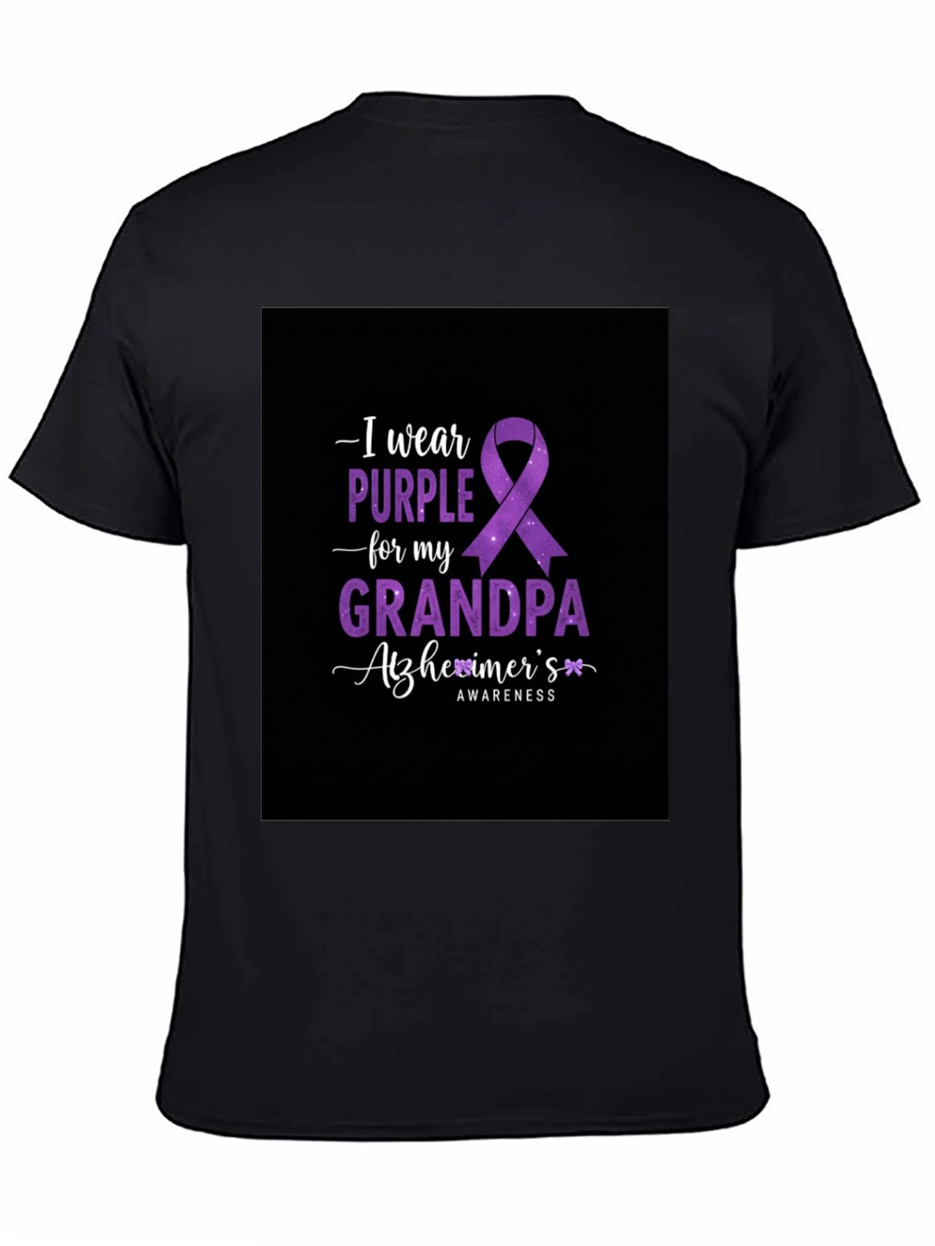 Purple Alzheimers Awareness T-Shirt
