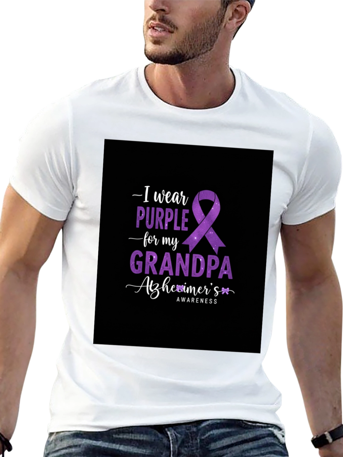 Purple Alzheimers Awareness T-Shirt