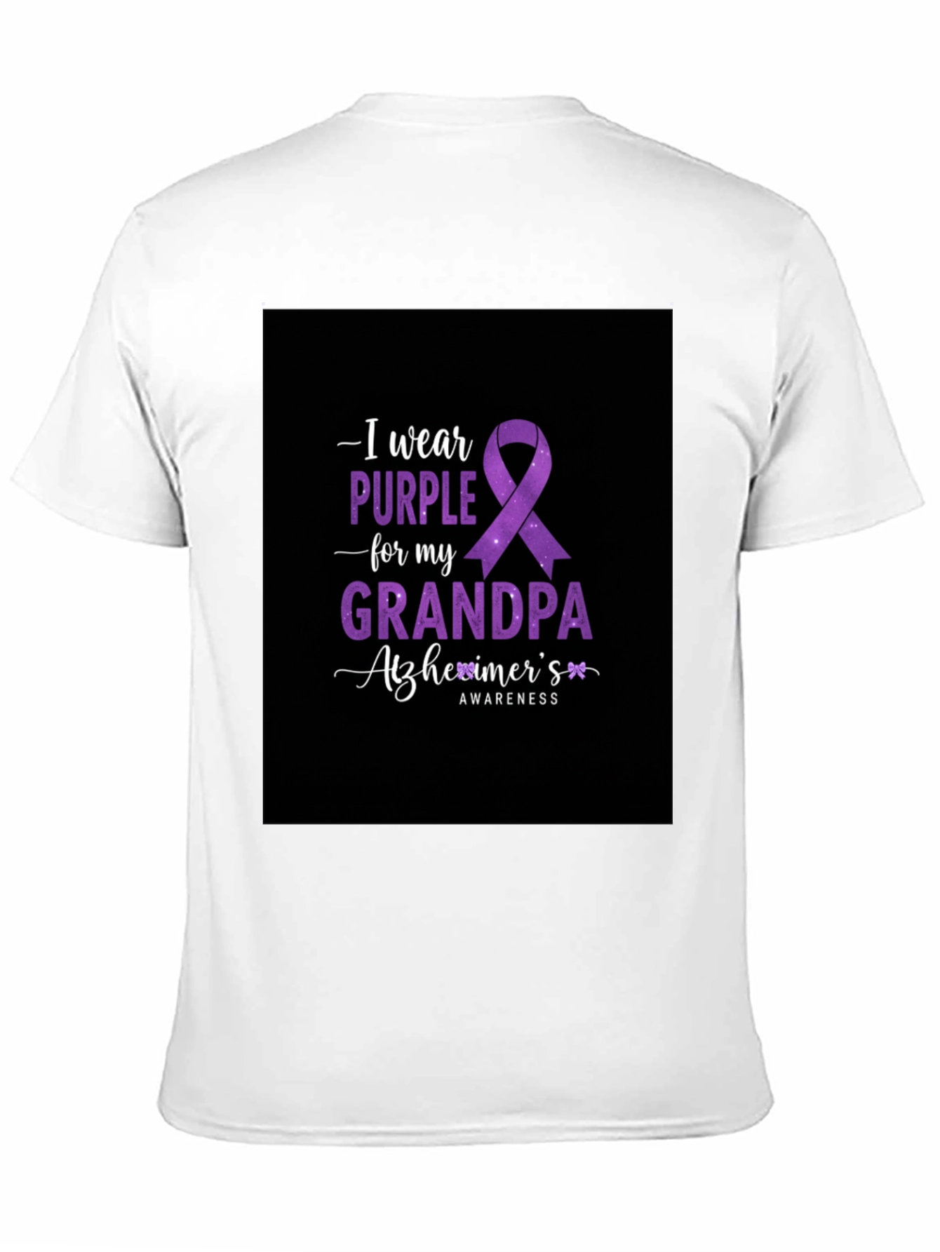 Purple Alzheimers Awareness T-Shirt
