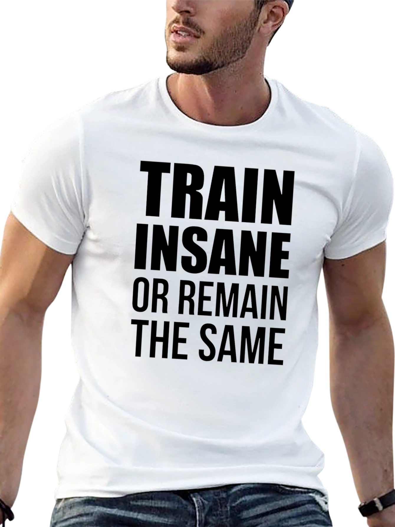 Train Insane Graphic Tee - Black