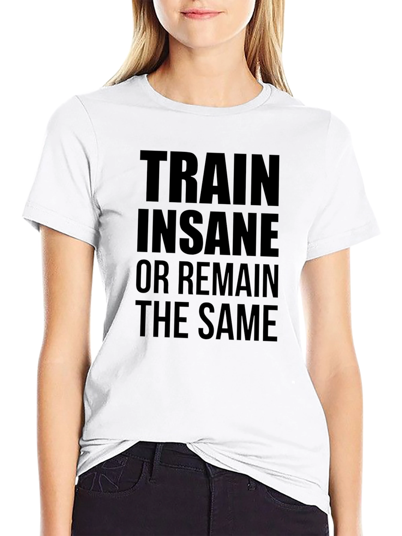 Train Insane Graphic Tee - Black