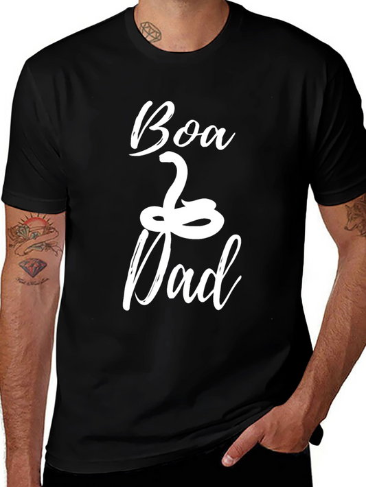 Boa Dad Graphic Tee - Snake Lovers Gift