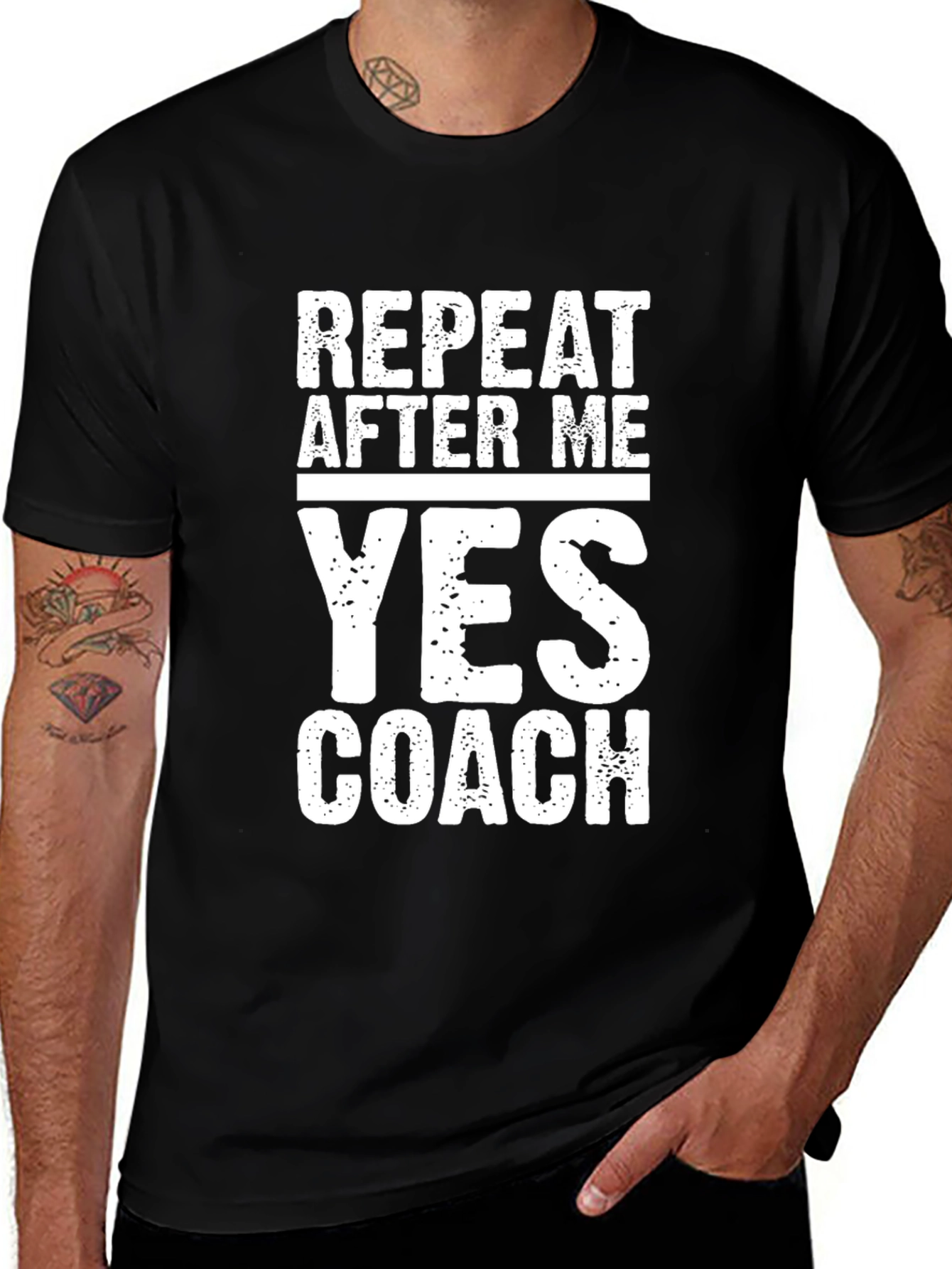 Repeat After Me Yes Coach Graphic Tee