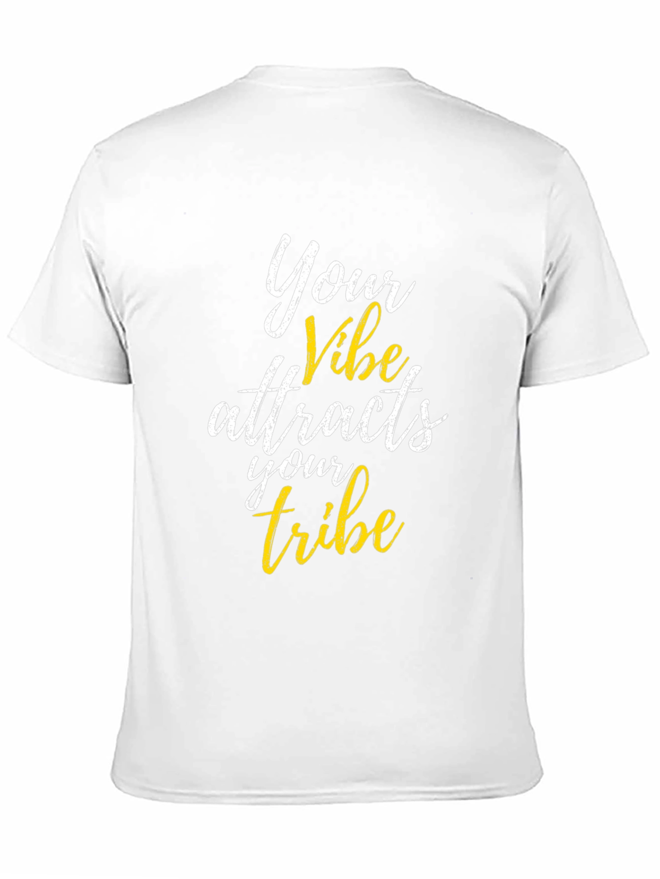 Vibe Attracts Tribe Black Graphic Tee