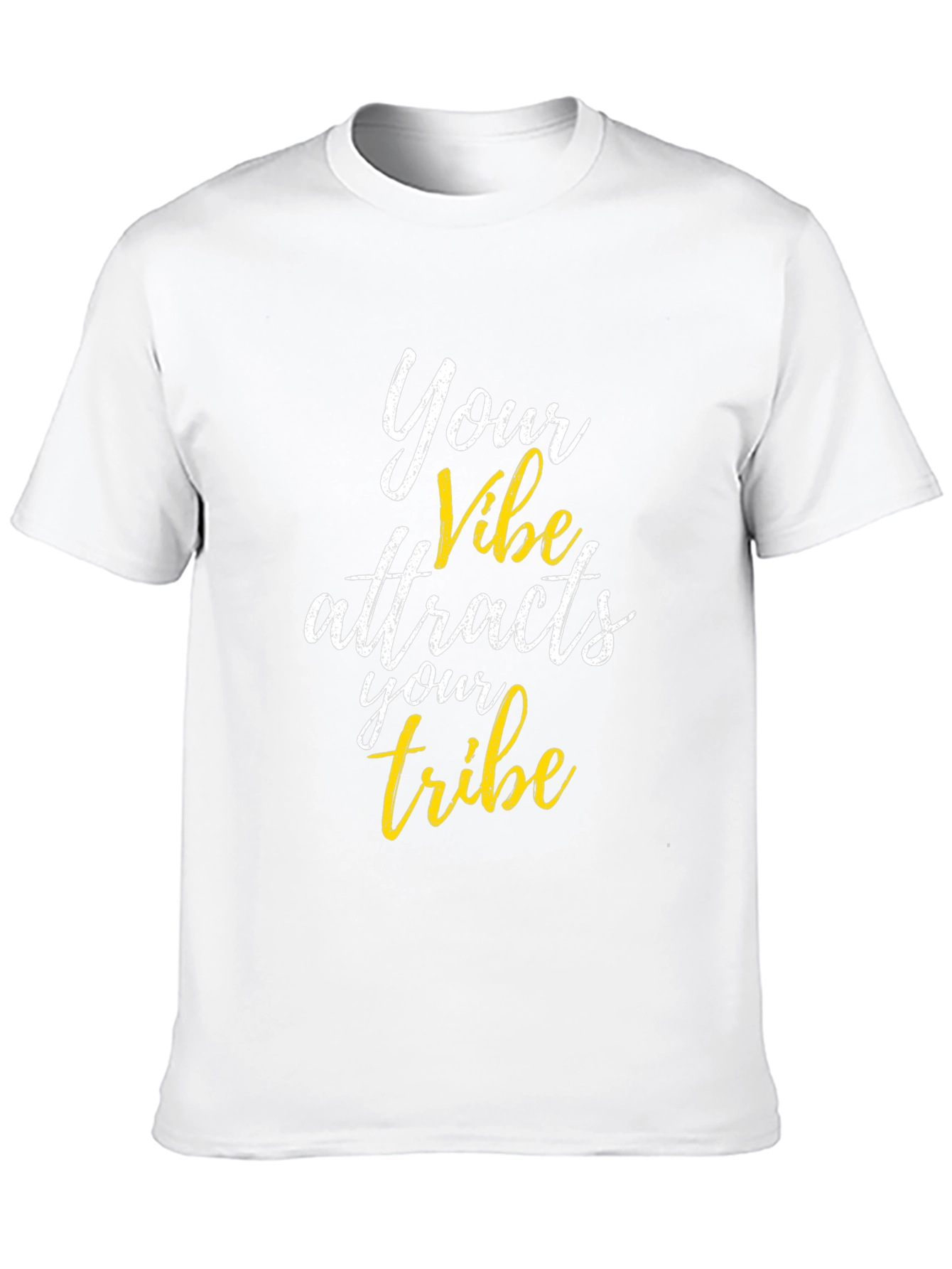 Vibe Attracts Tribe Black Graphic Tee