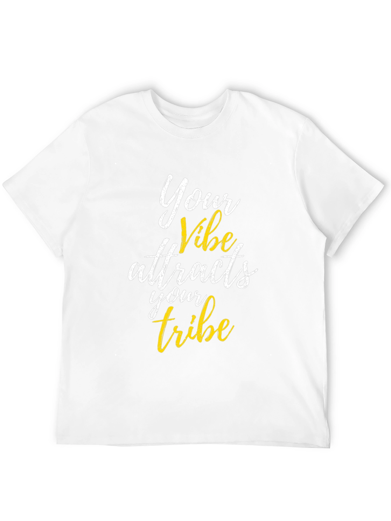 Vibe Attracts Tribe Black Graphic Tee