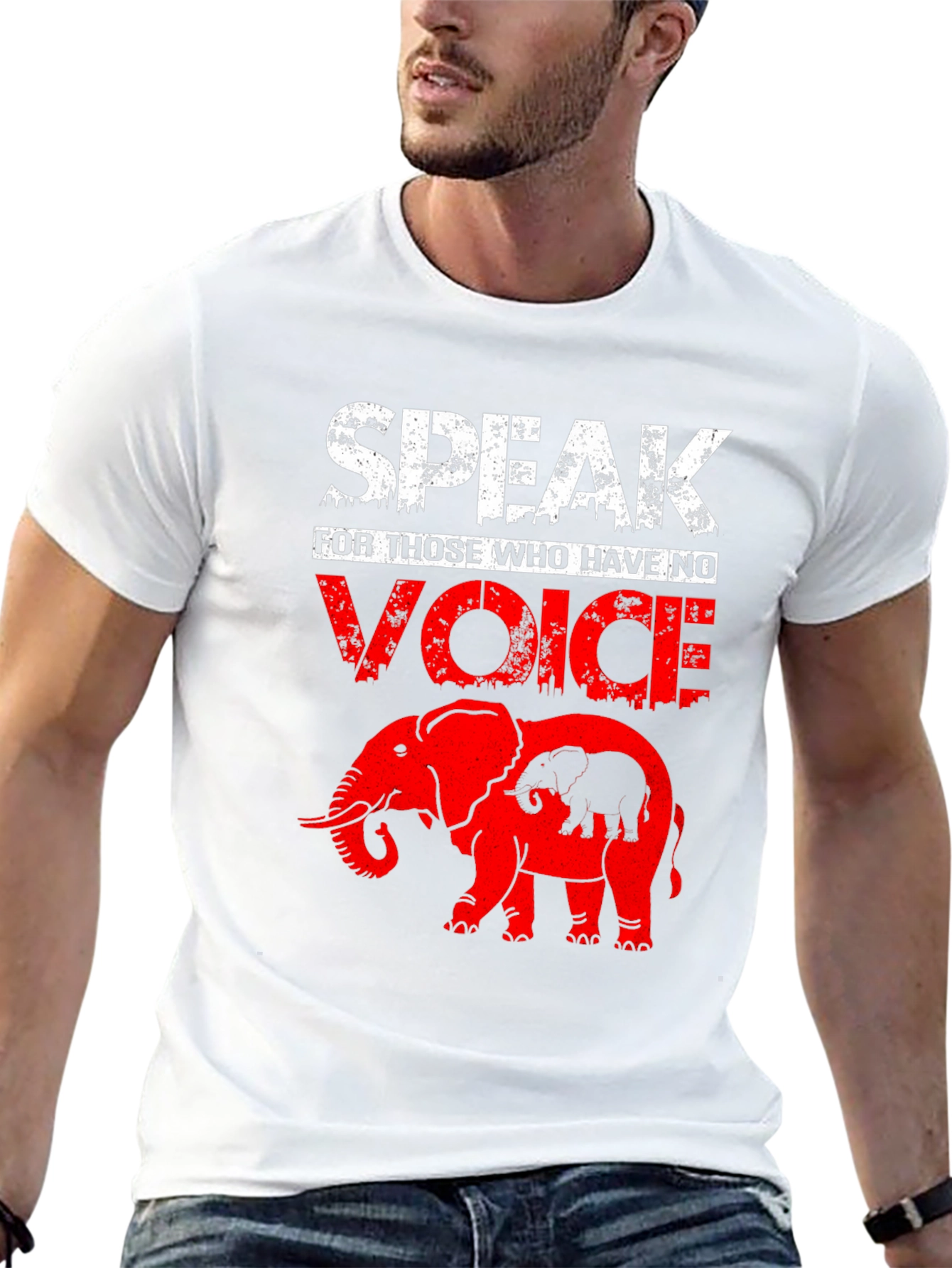 Speak for the Voiceless Elephant Graphic Tee