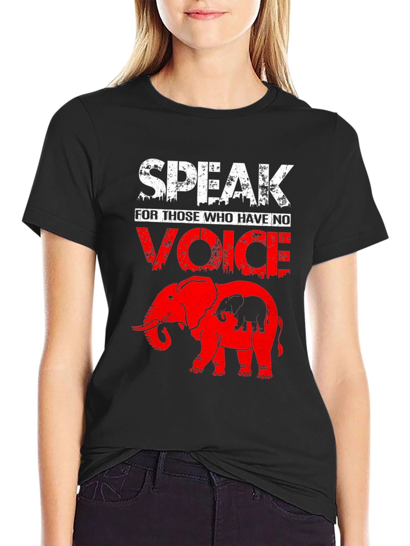 Speak for the Voiceless Elephant Graphic Tee