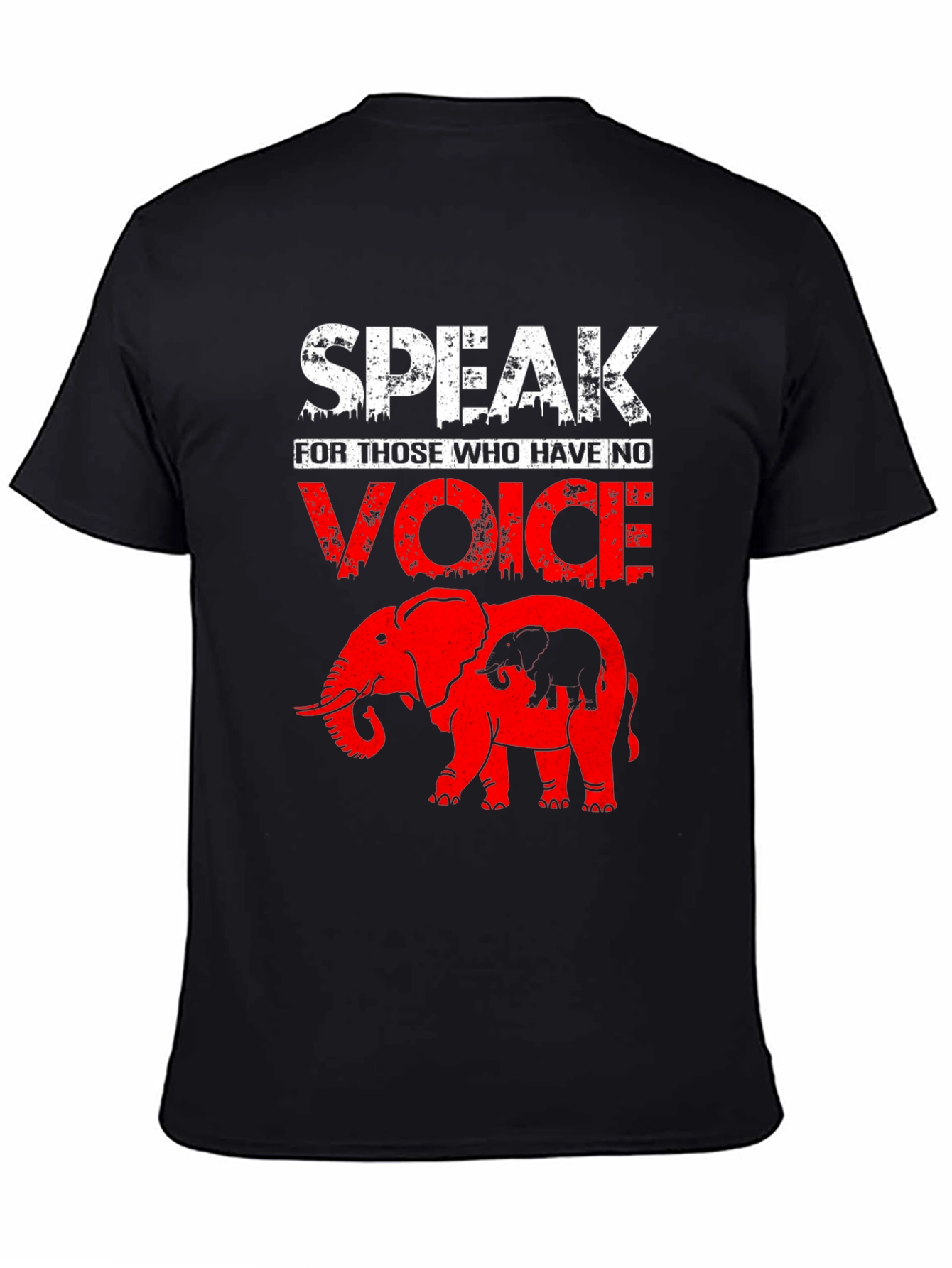 Speak for the Voiceless Elephant Graphic Tee