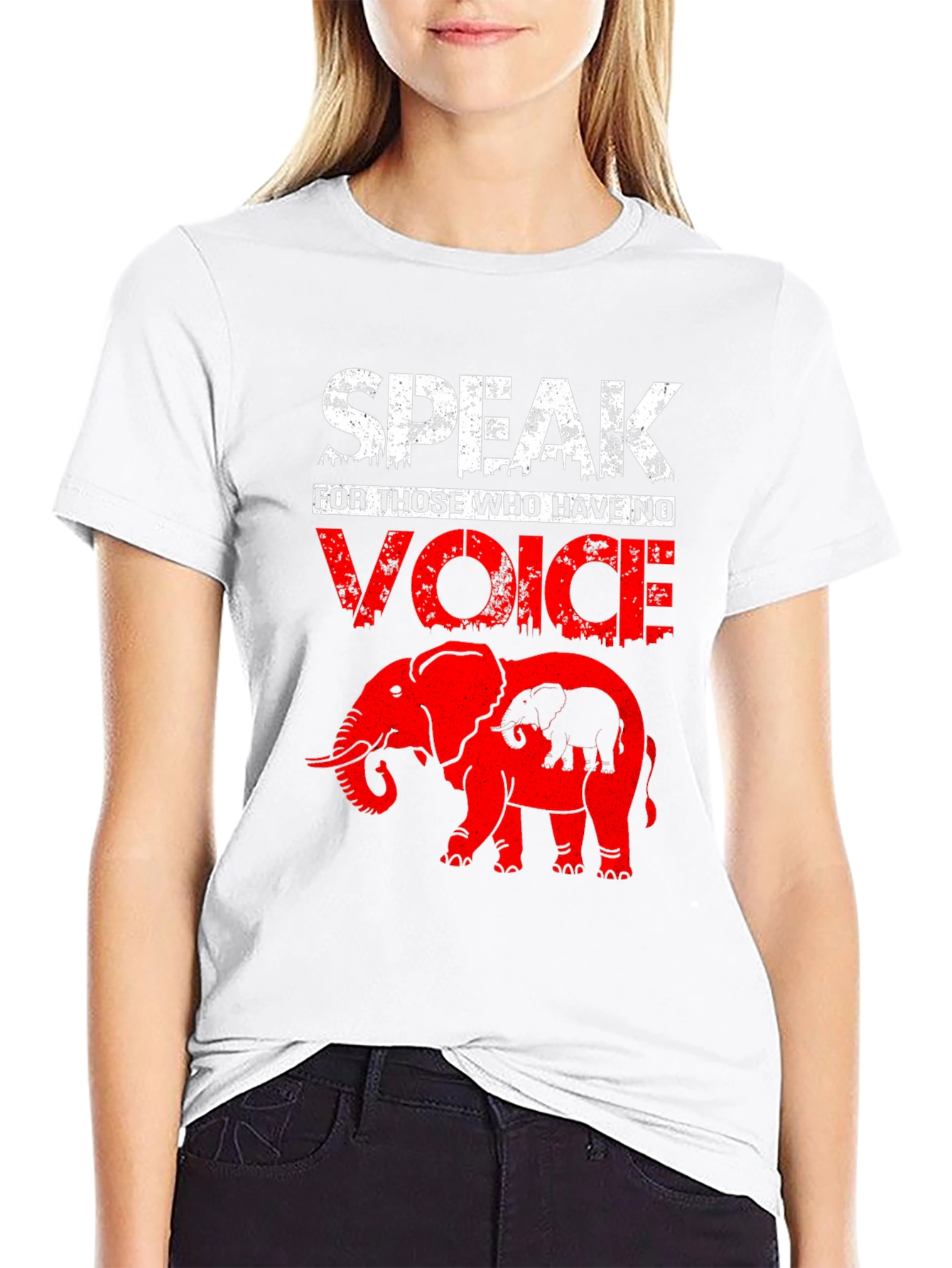 Speak for the Voiceless Elephant Graphic Tee