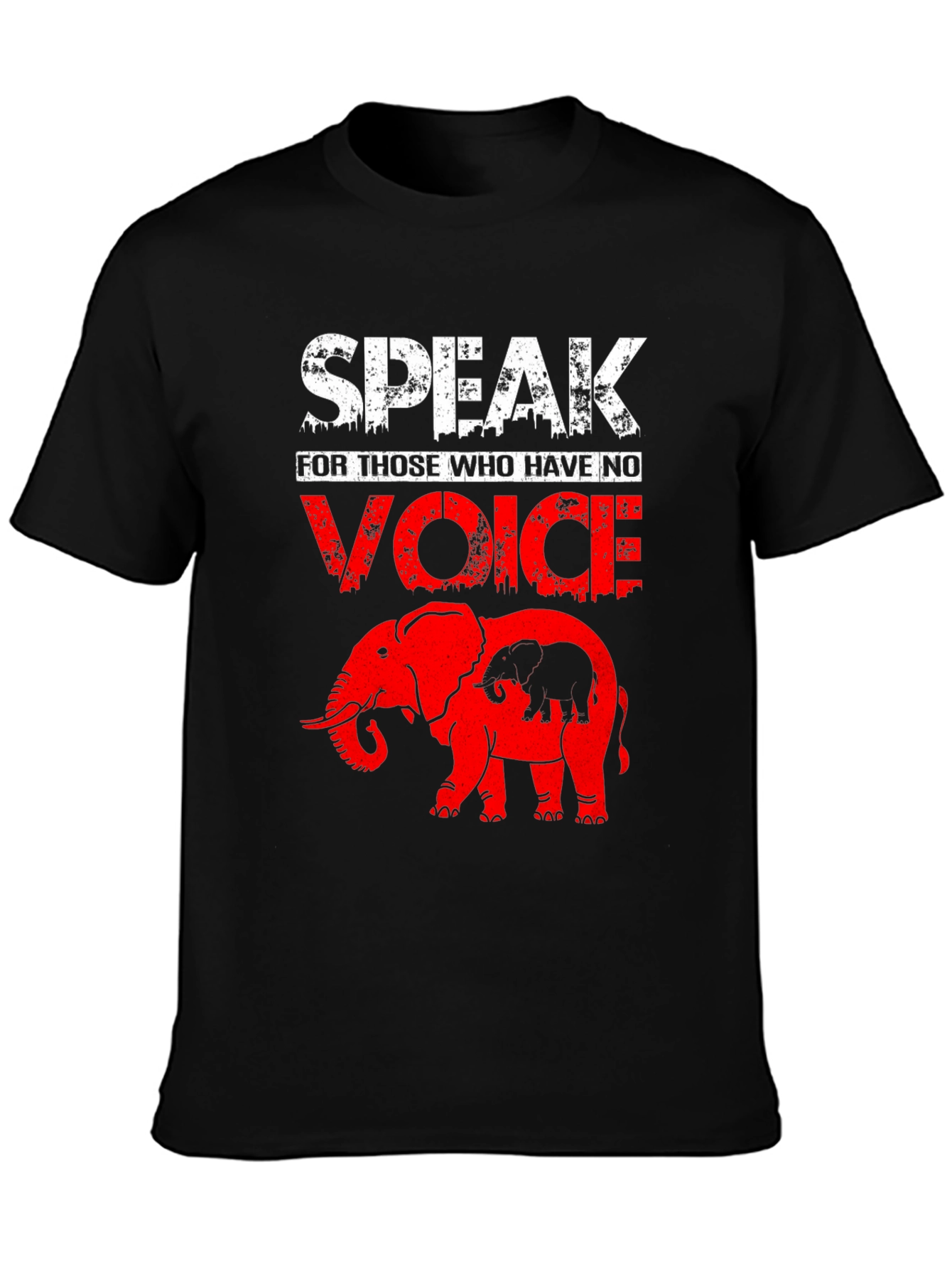 Speak for the Voiceless Elephant Graphic Tee
