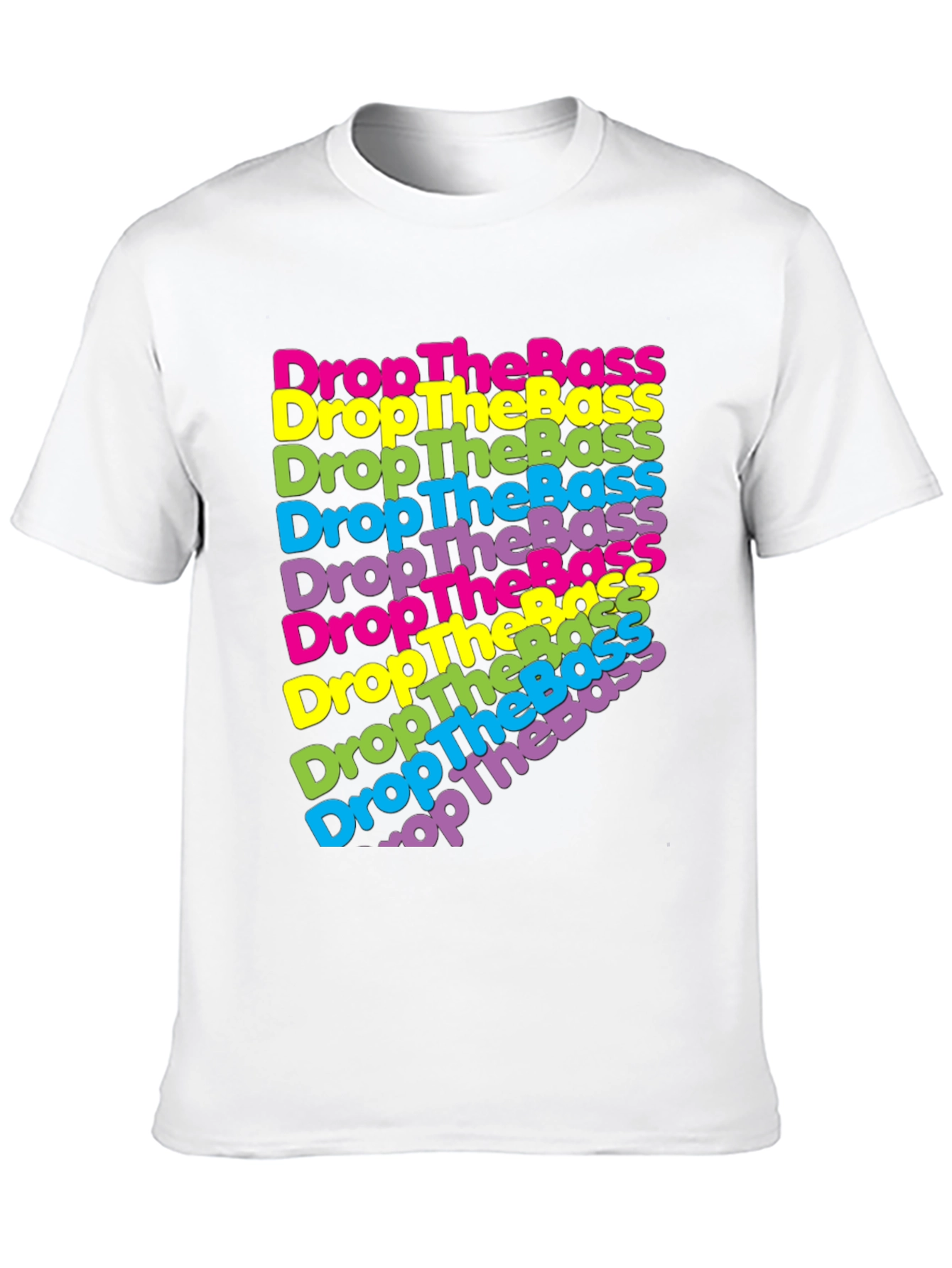 Drop The Bass Graphic Print Tee