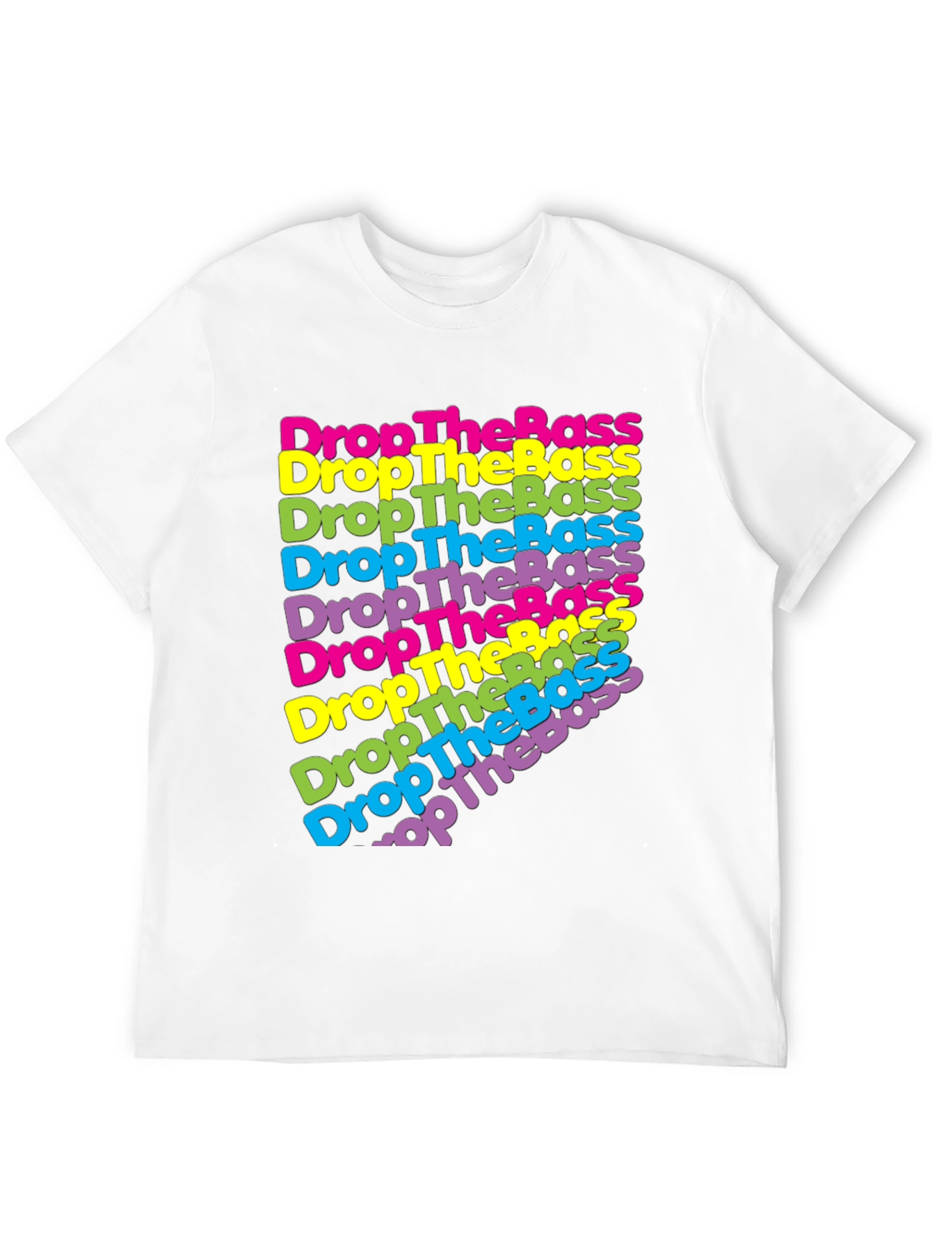 Drop The Bass Graphic Print Tee