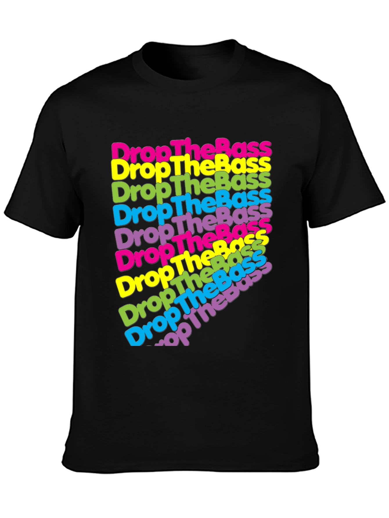 Drop The Bass Graphic Print Tee