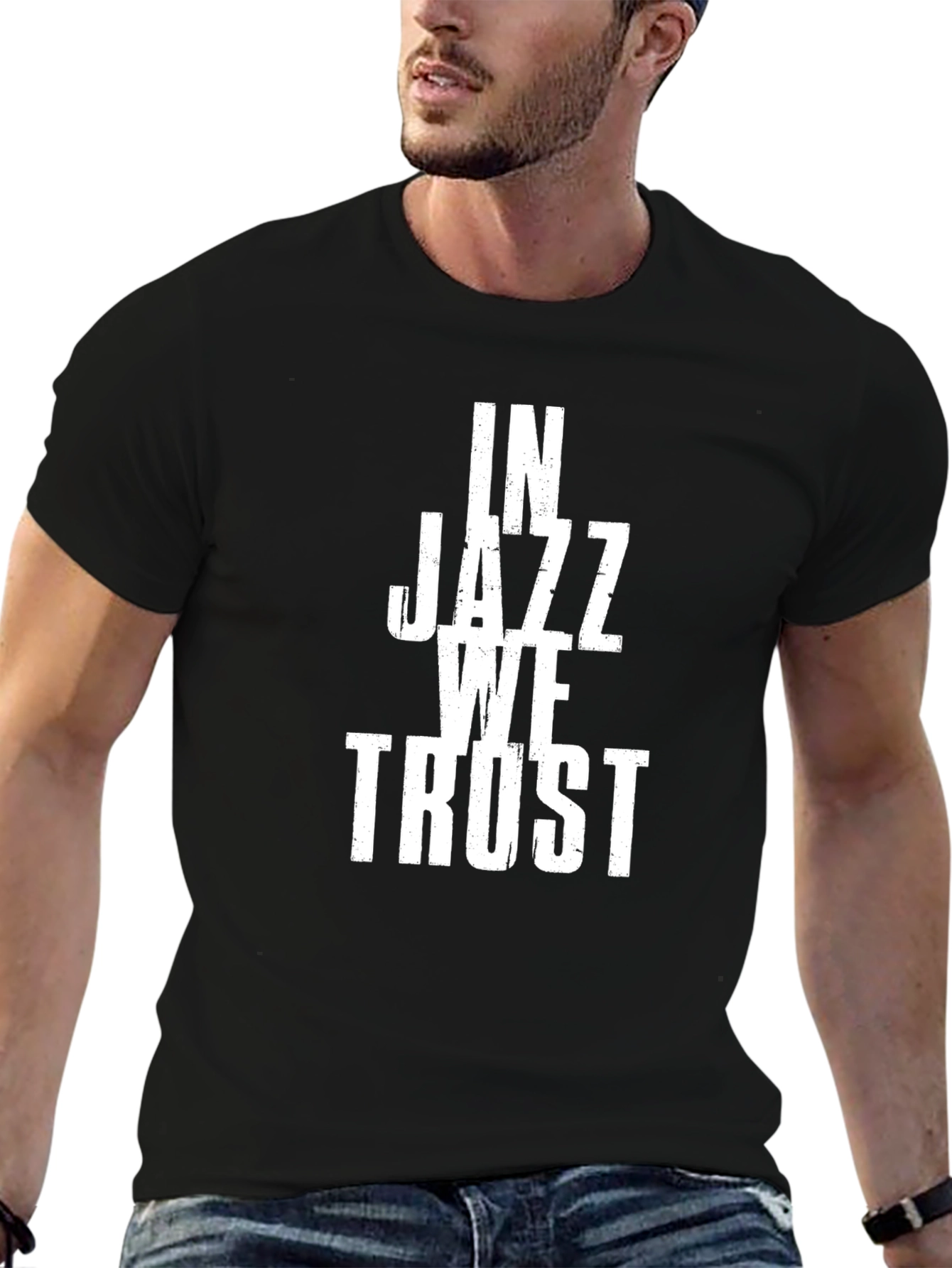 In Jazz We Trust Graphic T-Shirt