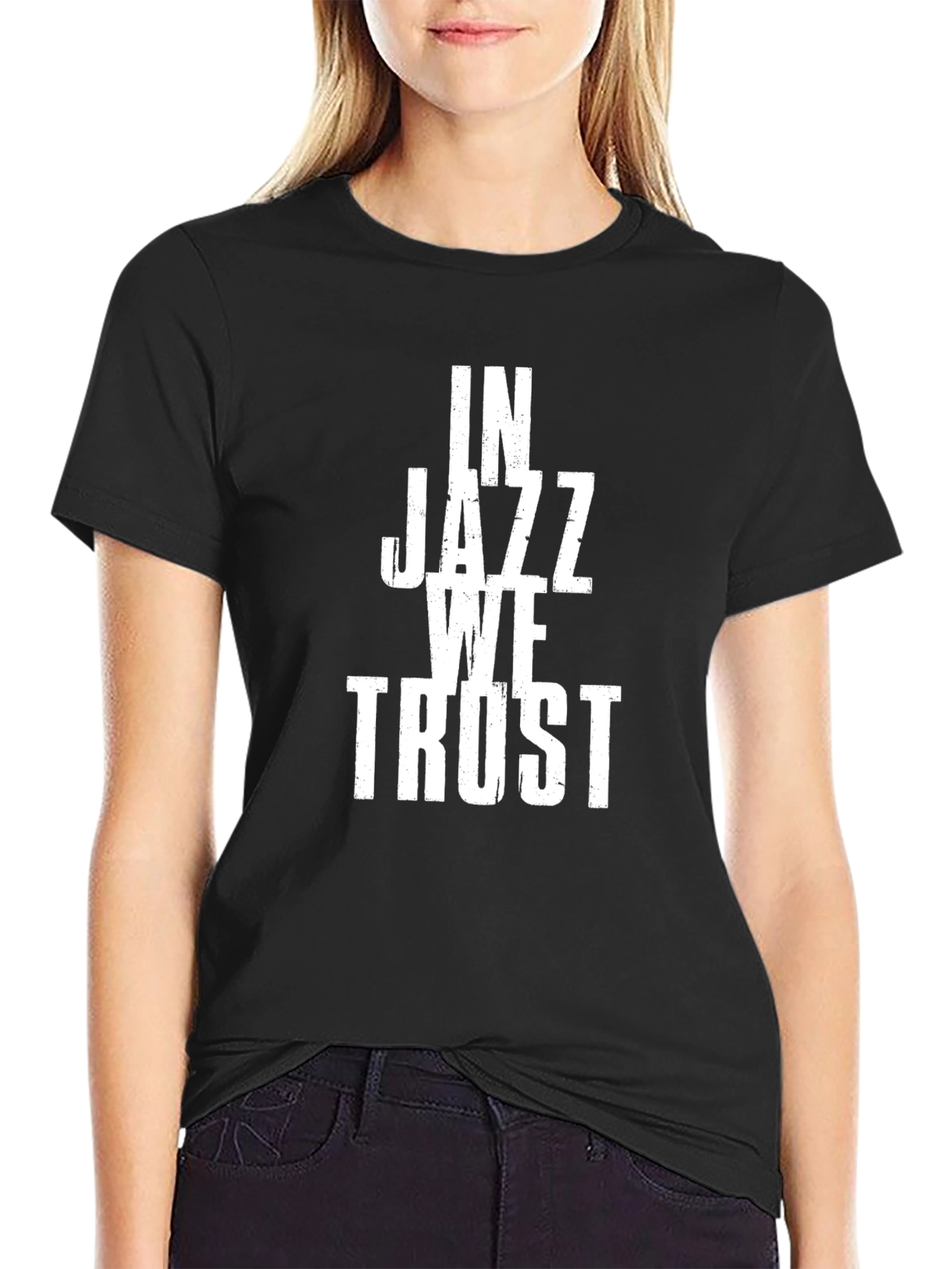 In Jazz We Trust Graphic T-Shirt