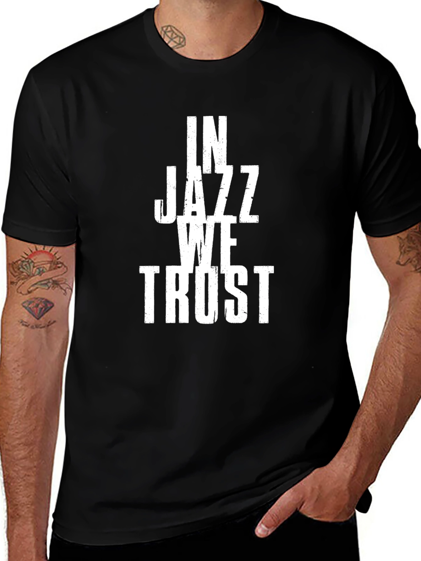 In Jazz We Trust Graphic T-Shirt