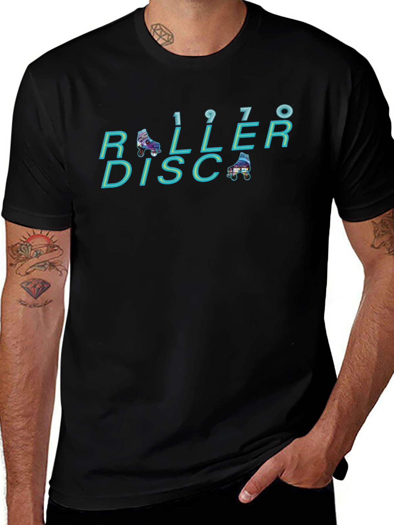 Roller Disco 1970s T-Shirt