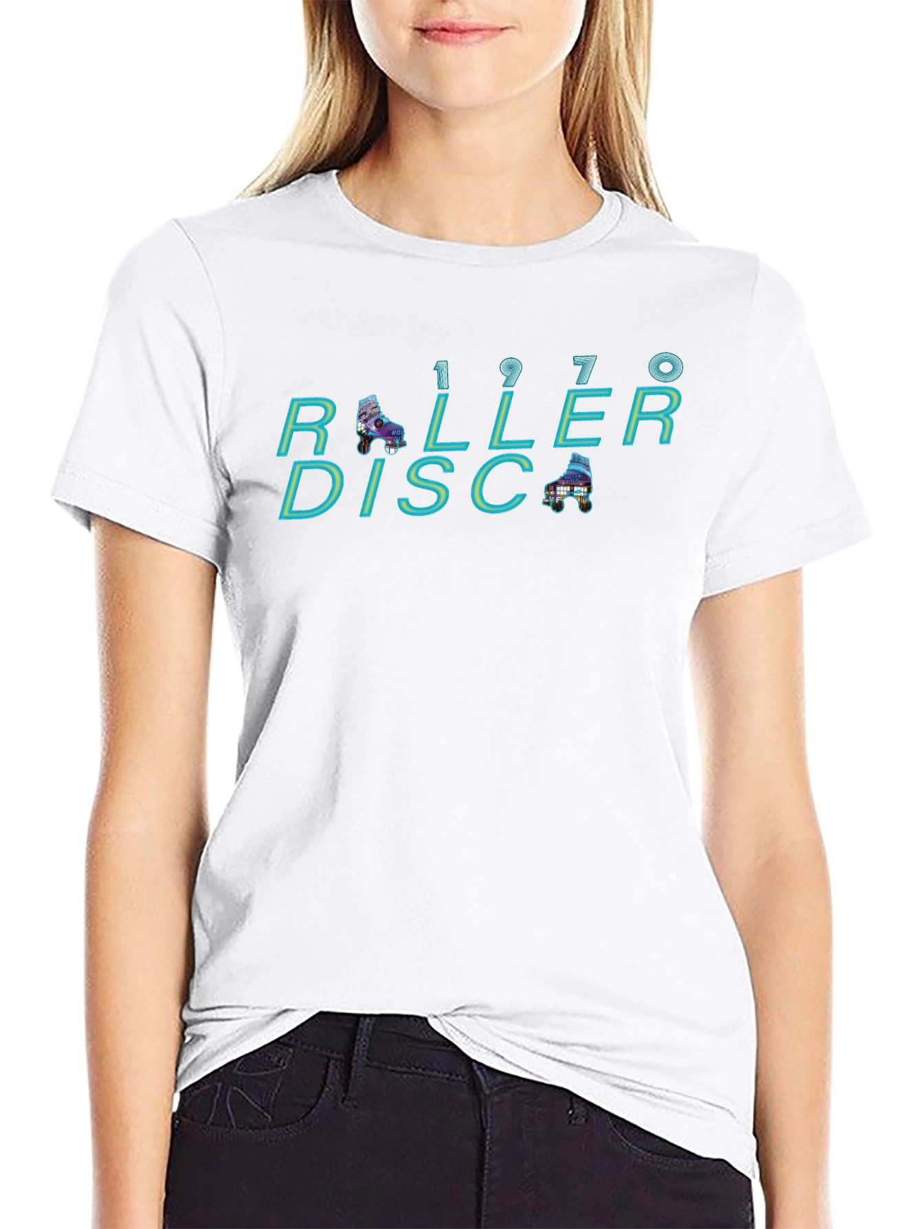 Roller Disco 1970s T-Shirt