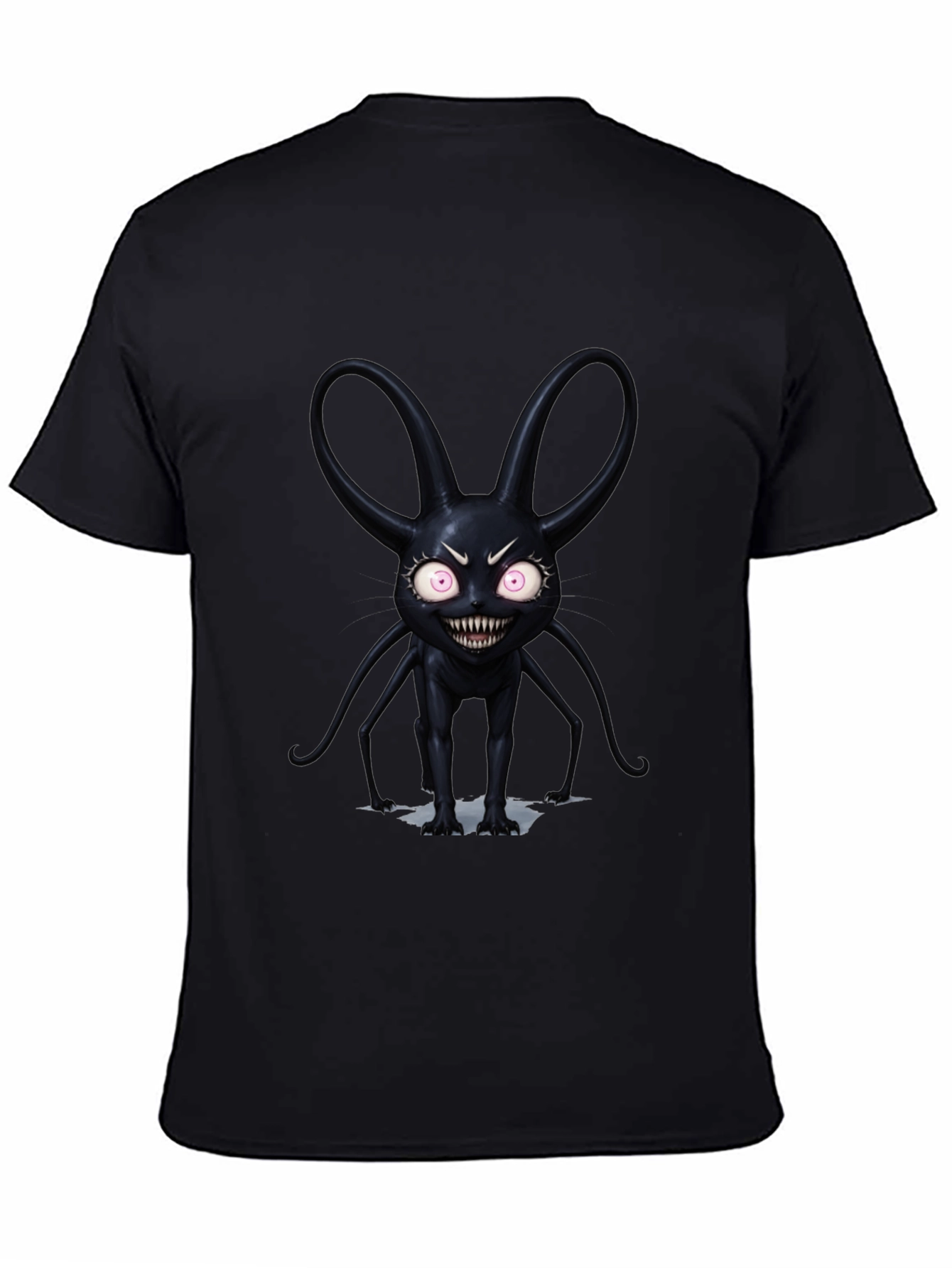 Monster Graphic Tee - Dark Fantasy Style T-Shirt