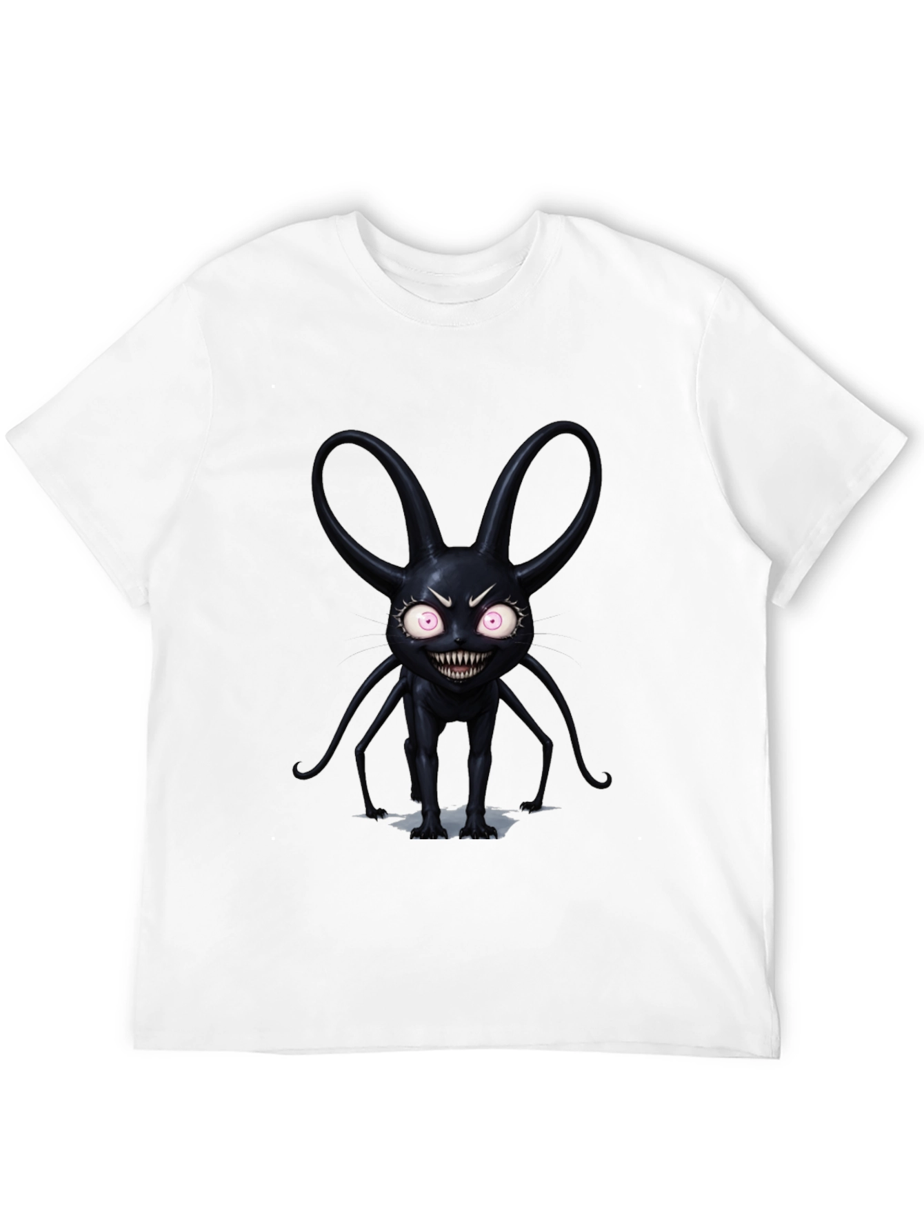 Monster Graphic Tee - Dark Fantasy Style T-Shirt