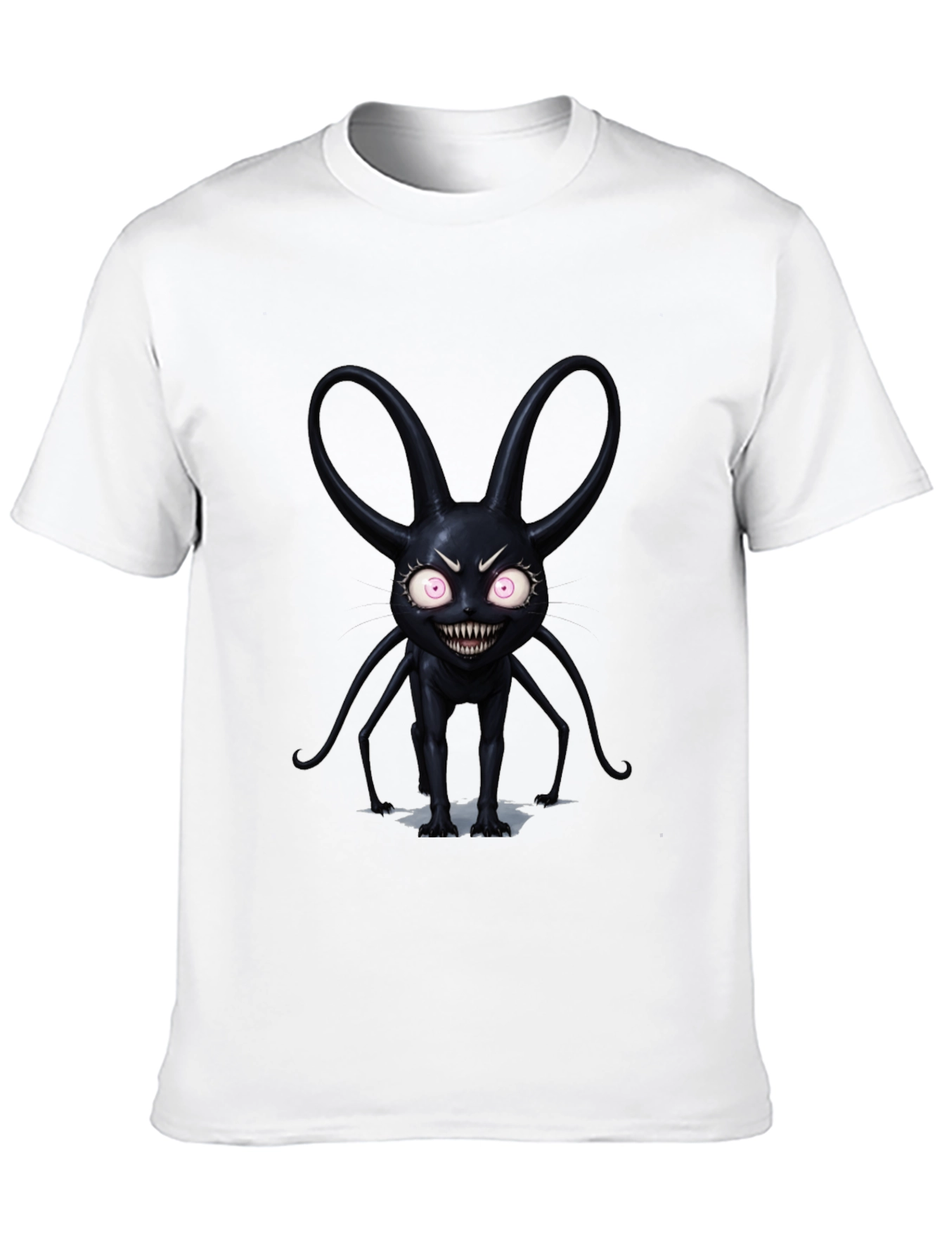 Monster Graphic Tee - Dark Fantasy Style T-Shirt