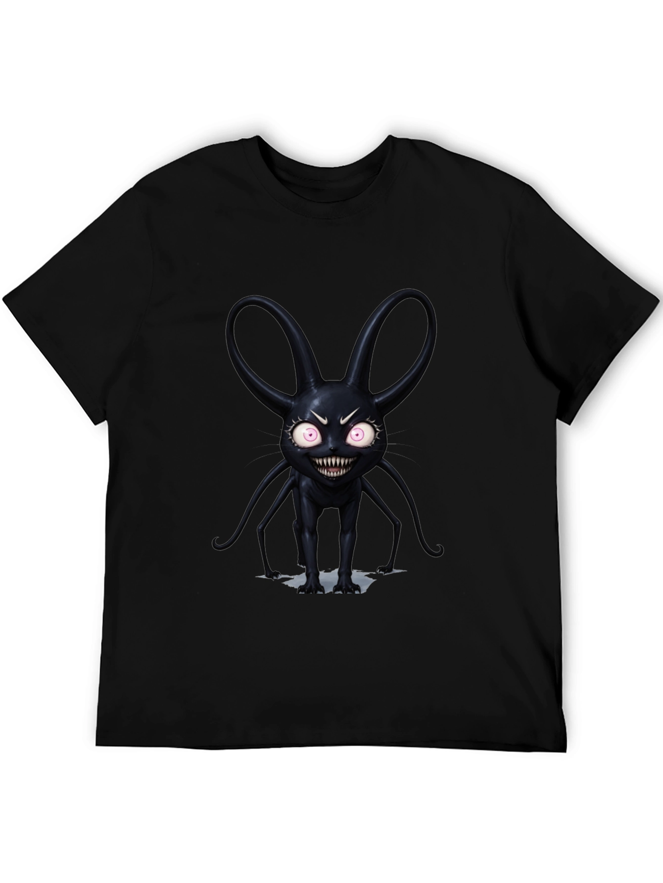 Monster Graphic Tee - Dark Fantasy Style T-Shirt