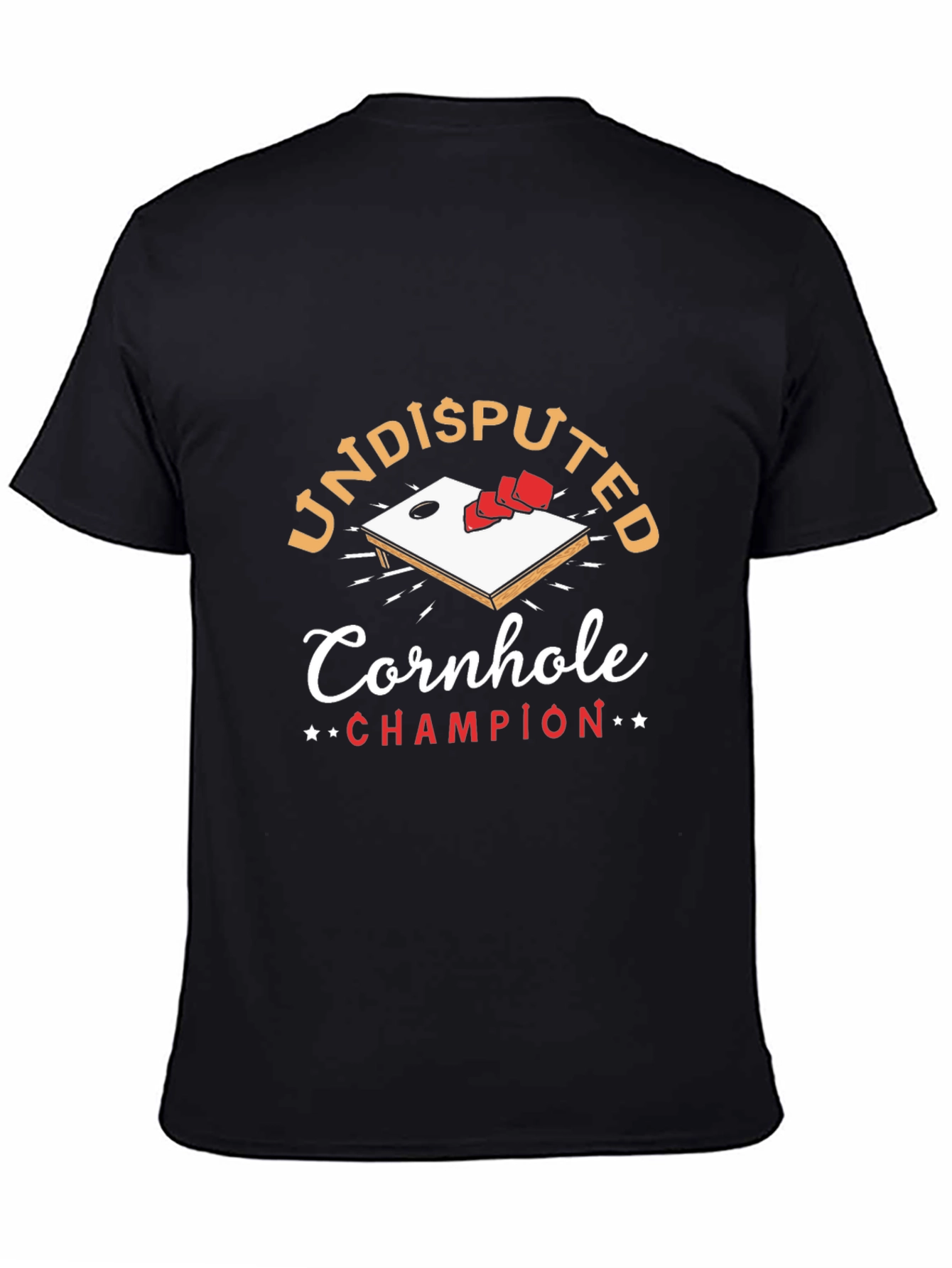 Undisputed Cornhole Champion Graphic T-Shirt