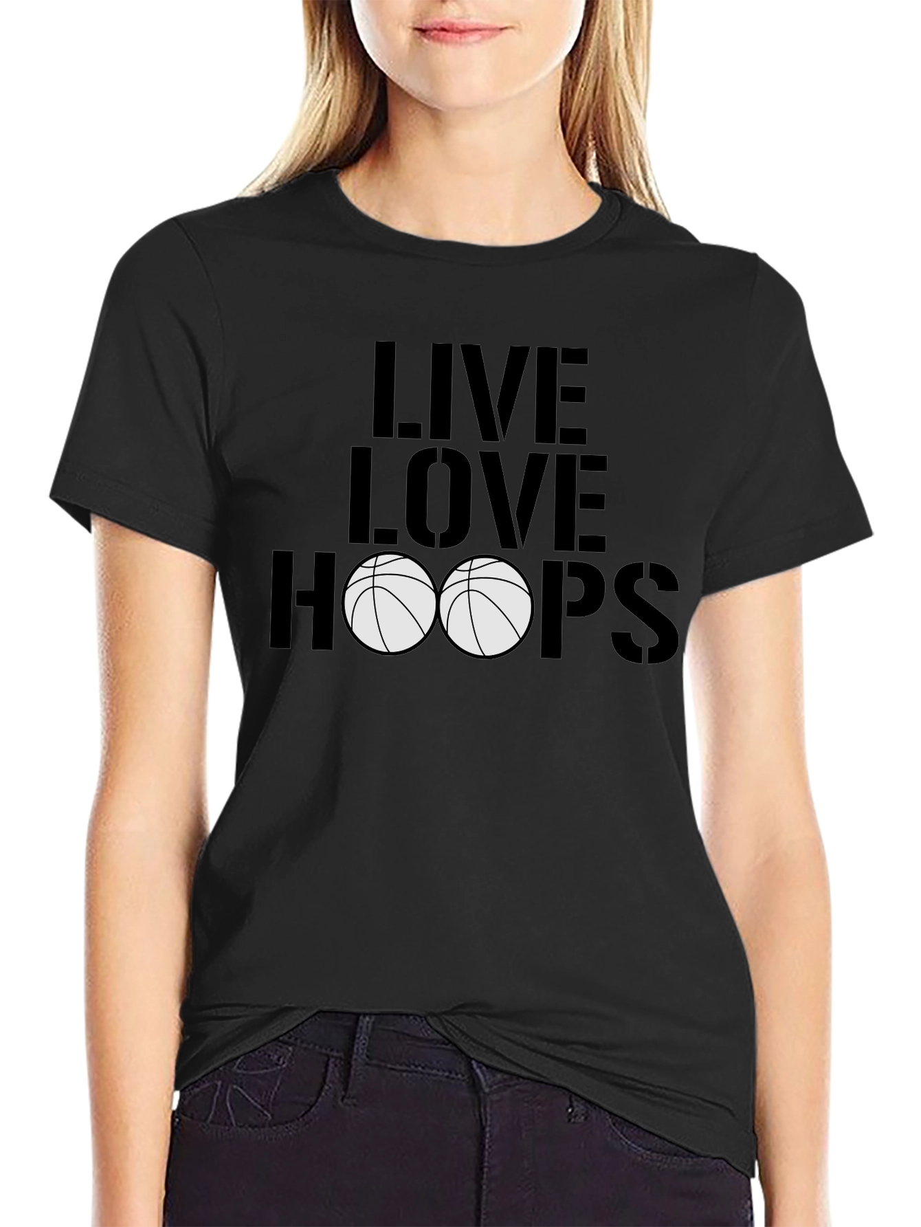 Live Love Hoops Graphic Tee