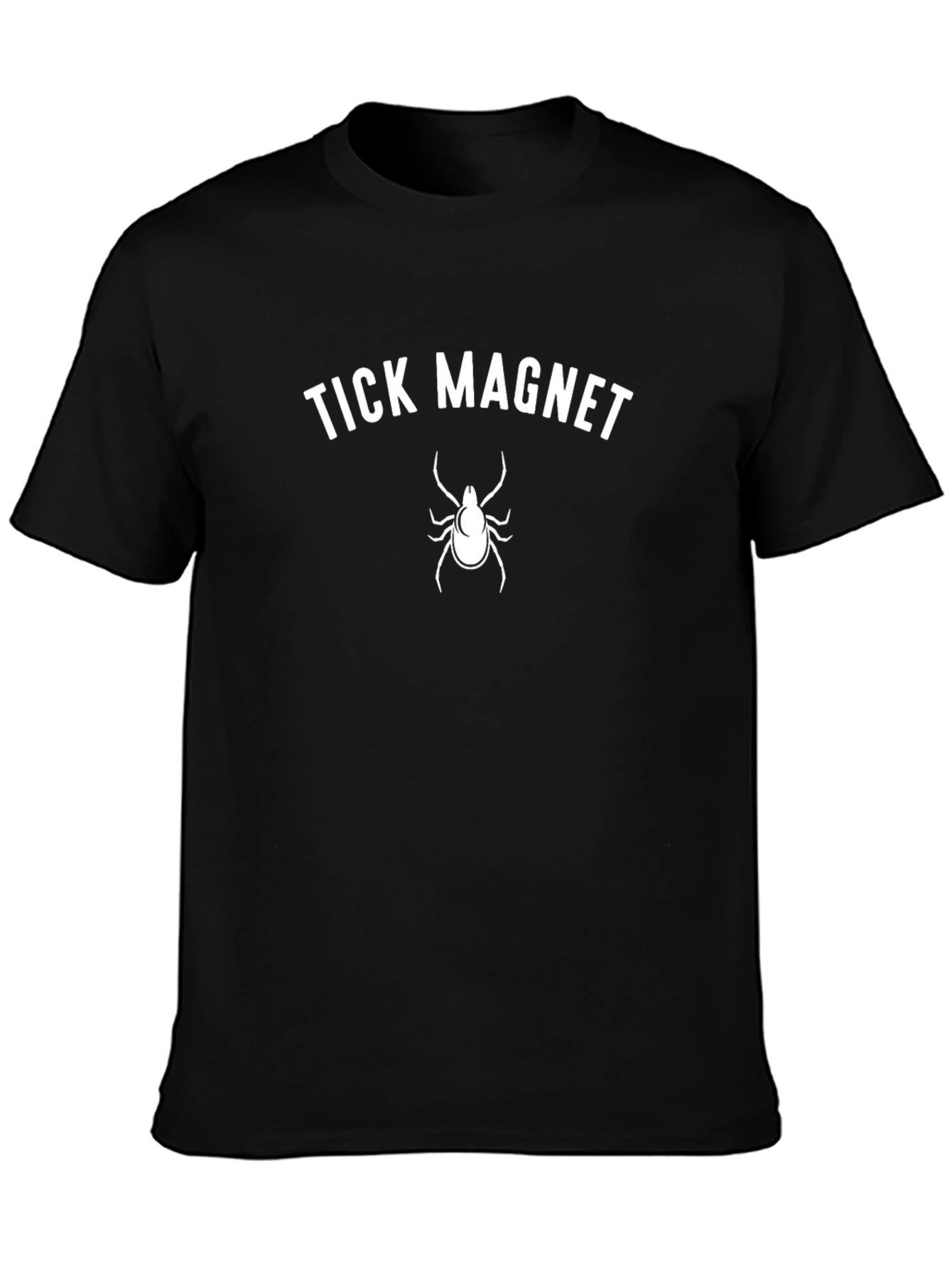 Tick Magnet Graphic Tee - Black Cotton