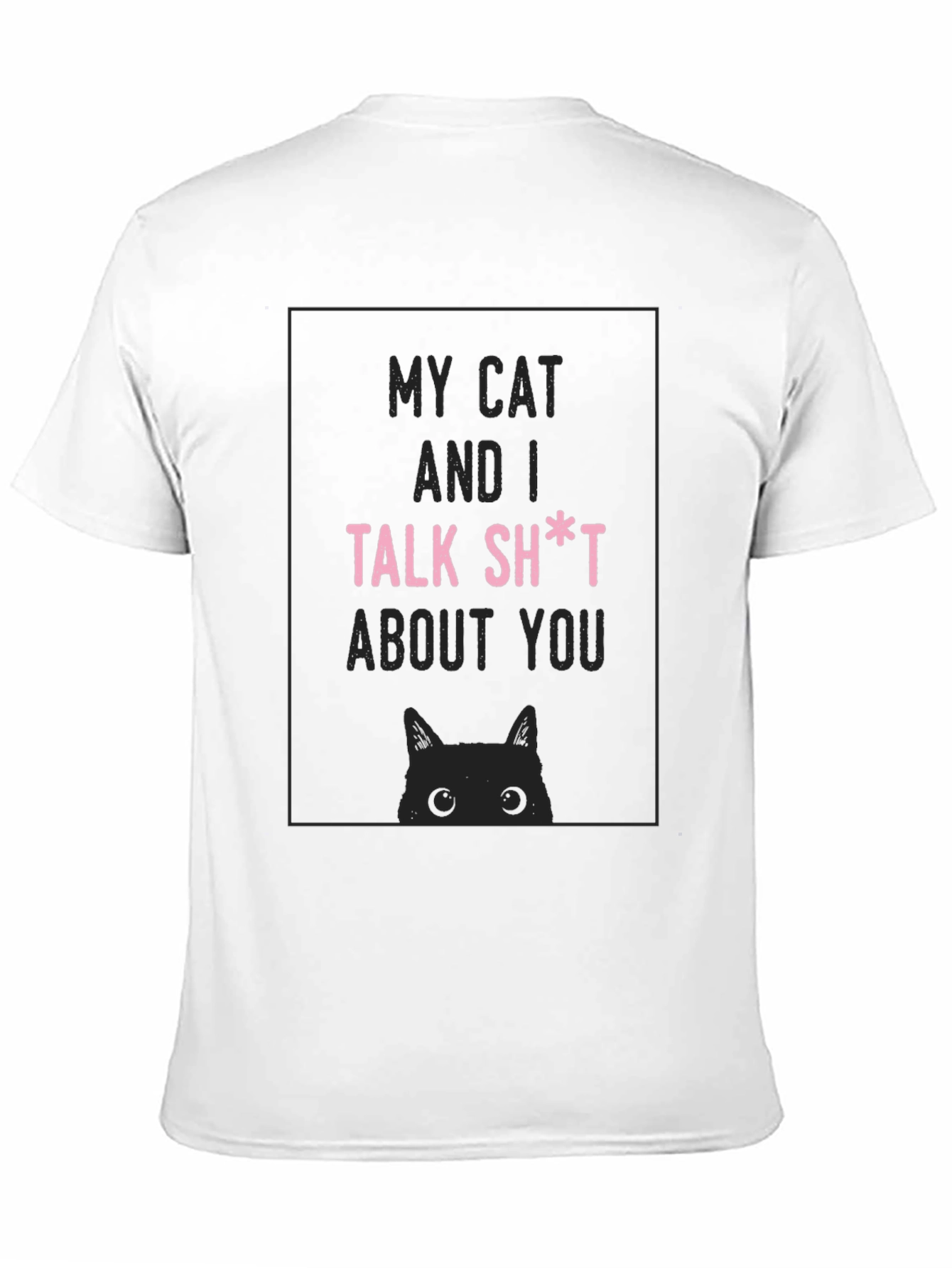 My Cat and I Talk Funny Graphic Novelty T-Shirt