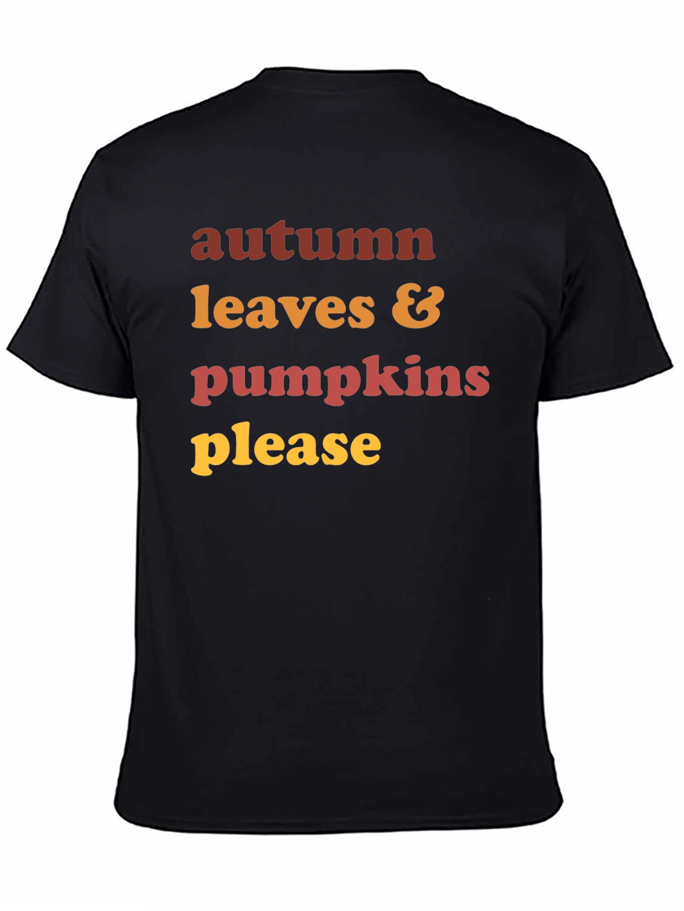 Autumn Leaves & Pumpkins Please Graphic Tee