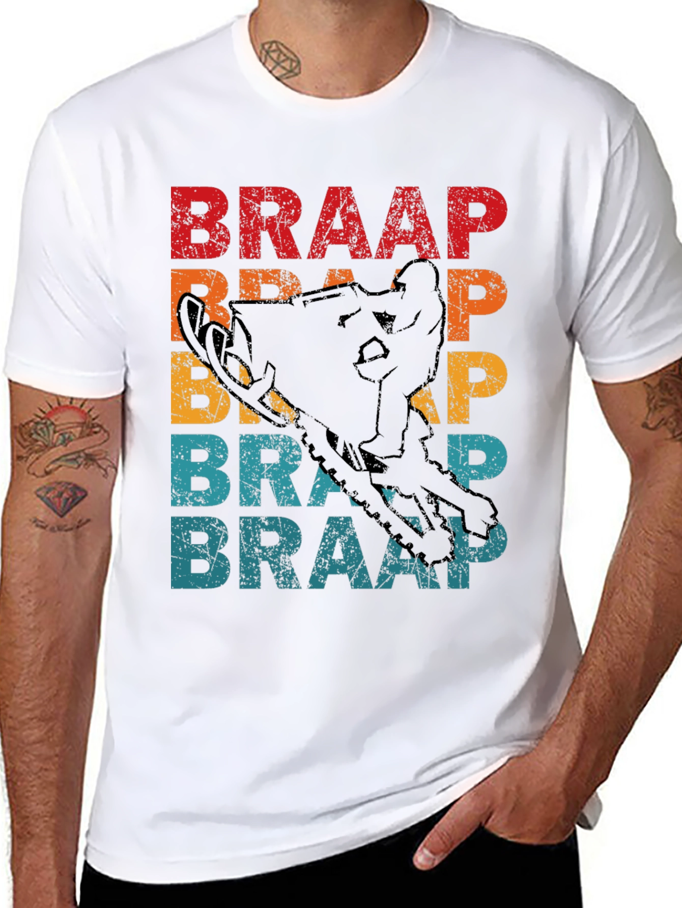 Braap Graphic Tee - Snowmobile T-Shirt
